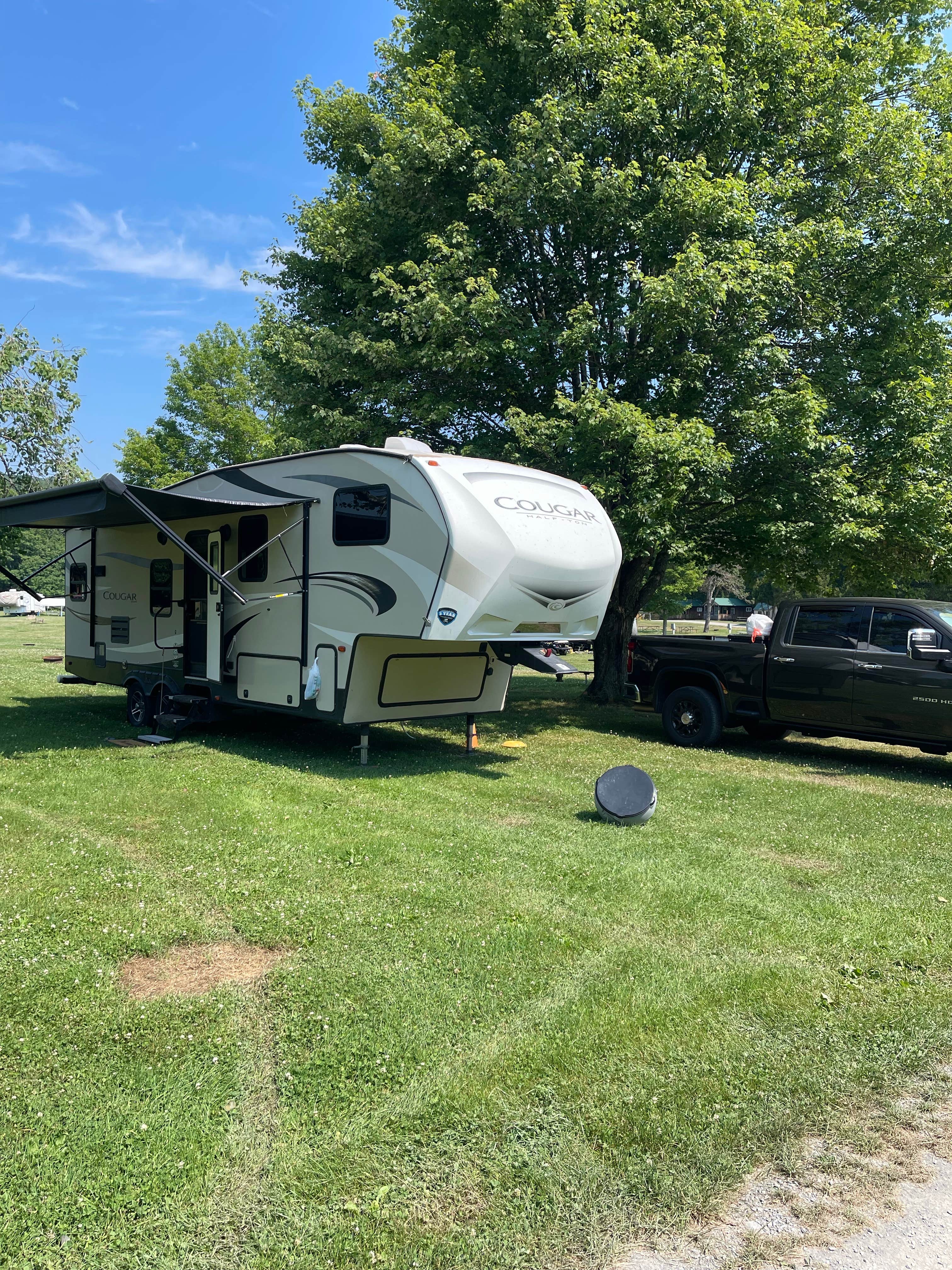 De W.'s photo of rv camping at Crazy Acres Campground at Beaver Spring Lake near Hunter, NY