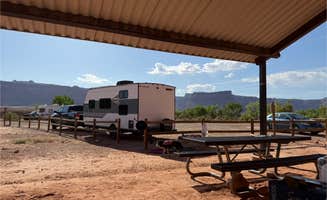 Tara's photo of camping with pets at Creek Pasture Group Site near Canyonlands National Park