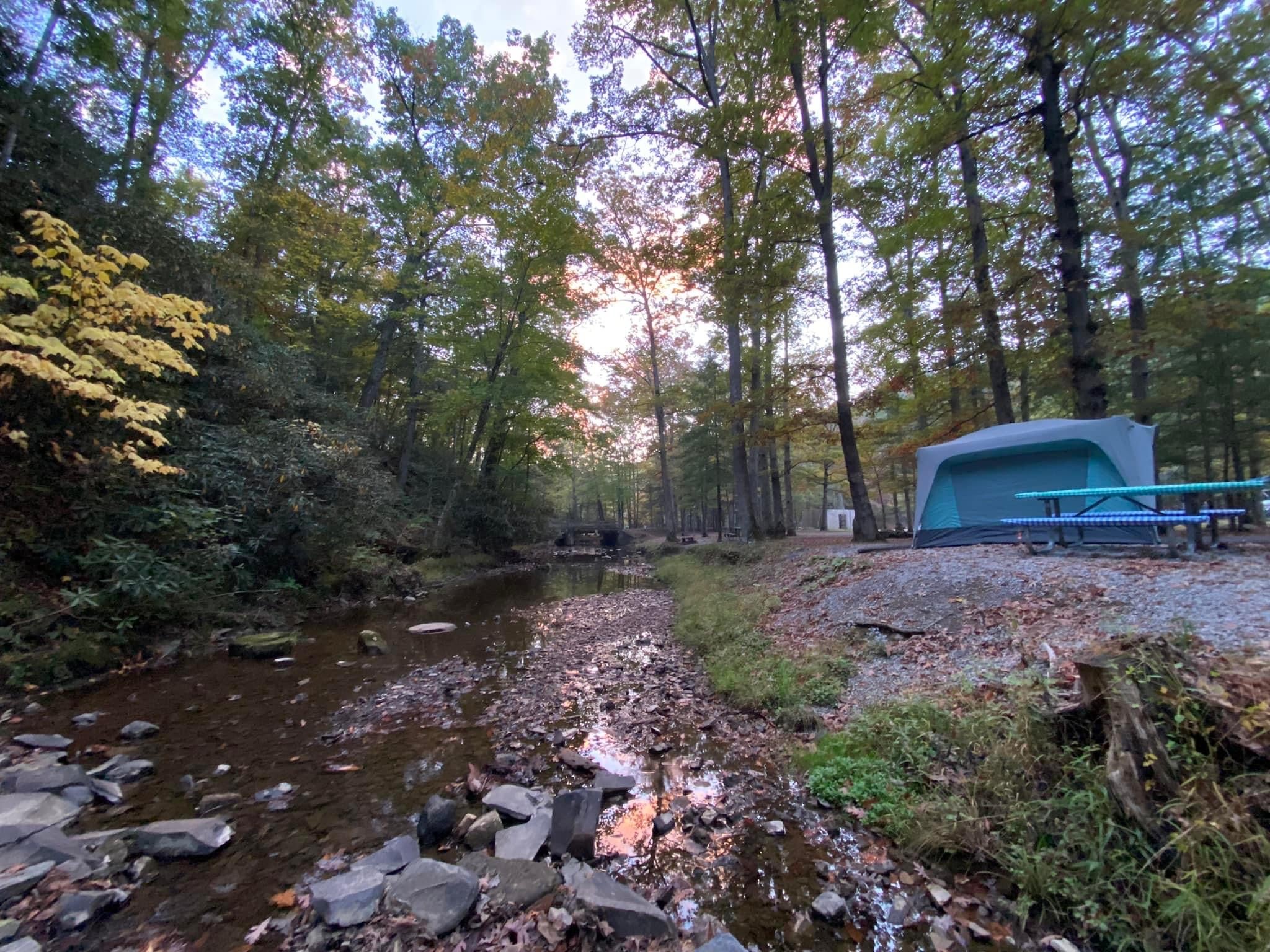 Camper submitted image from Creekside Campground — Hungry Mother State Park - 1