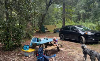 Taylor C.'s photo of camping with pets at Creekside Farm Co. in Mississippi