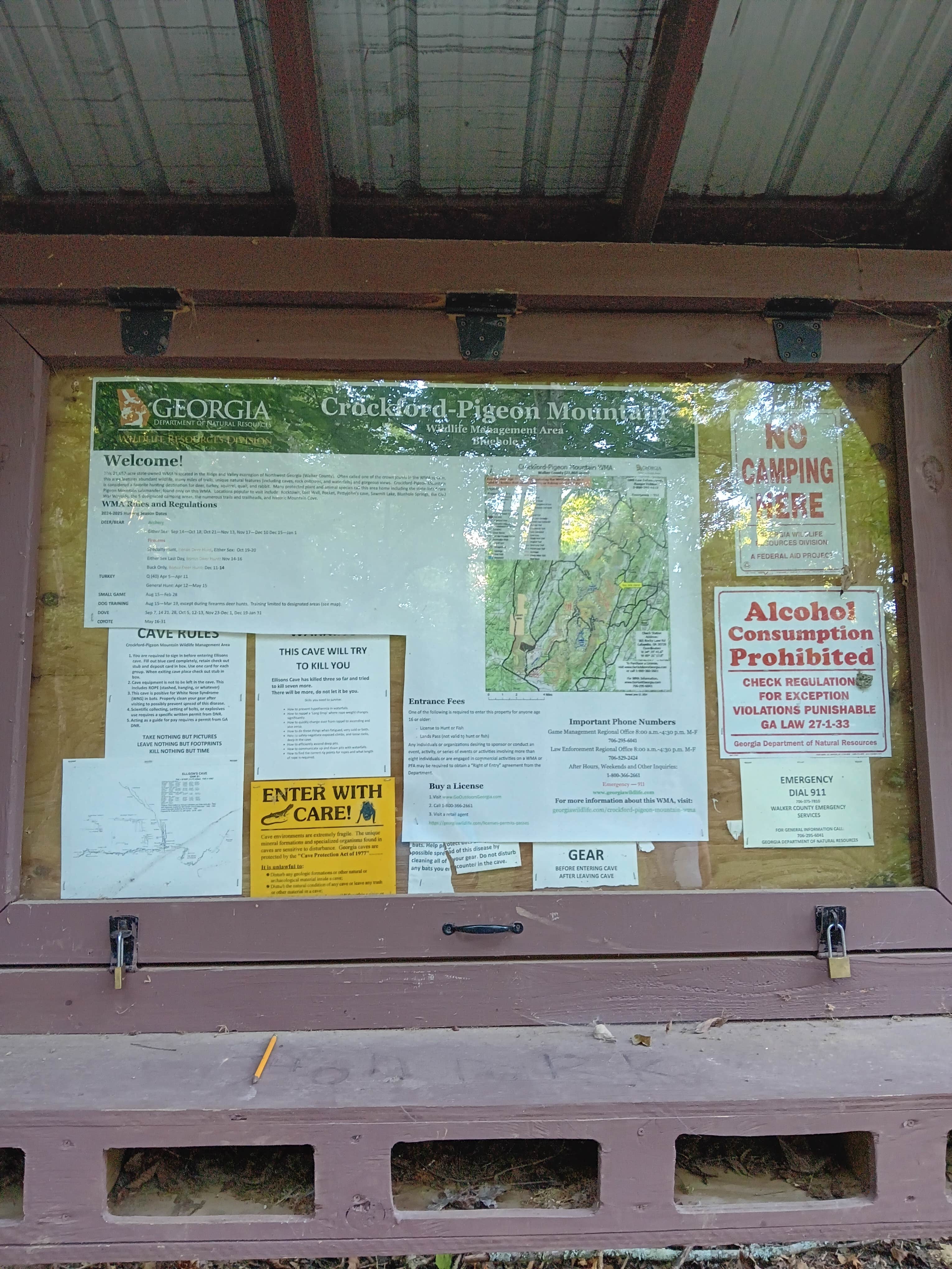 Camper-submitted photo at Blue Hole Dispersed- Crockford-Pigeon Mountain WMA near Fort Payne, AL