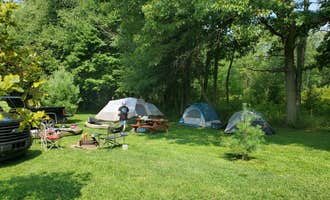 Camping near Bixler Lake Park & Campground: Crooked Creek Campground and Cabins, Orland, Indiana