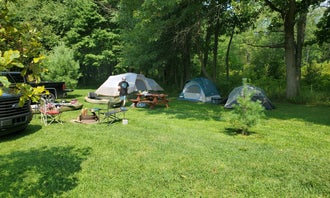Camping near Manapogo Park: Crooked Creek Campground and Cabins, Orland, Indiana