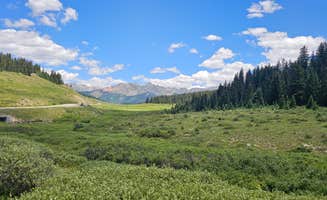 johny R.'s photo of a dispersed camping area at Cross Mtn - East Fork Dispersed Camping near San Juan National Forest