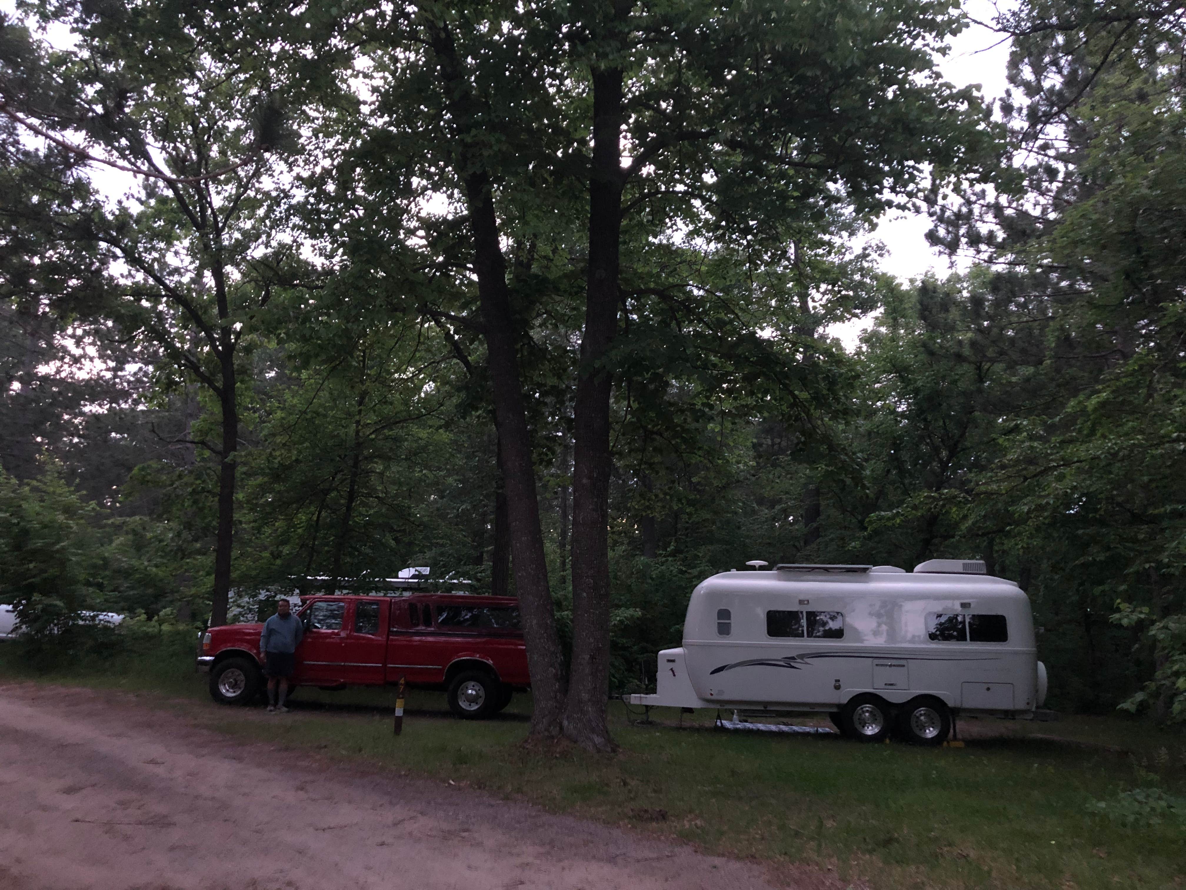 Tom's photo of rv camping at Crow Wing State Park Campground near Woodrow, MN