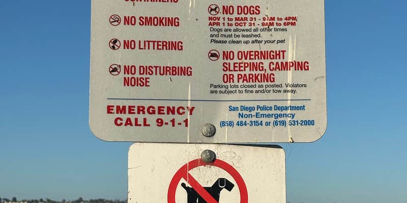 Camper submitted image from crown pointe park mission bay, California