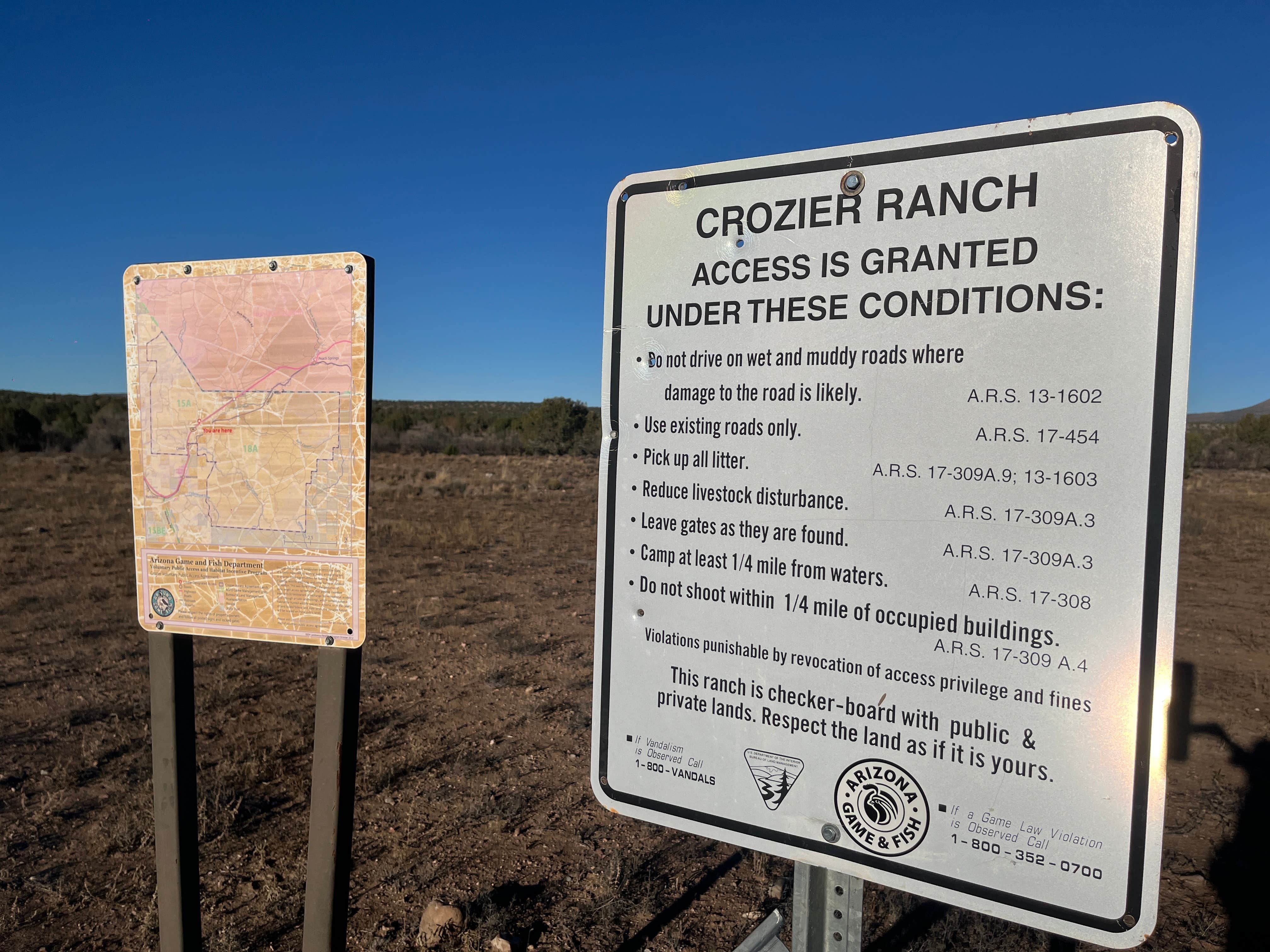 Camper submitted image from Crozier Ranch on Route 66 - 5