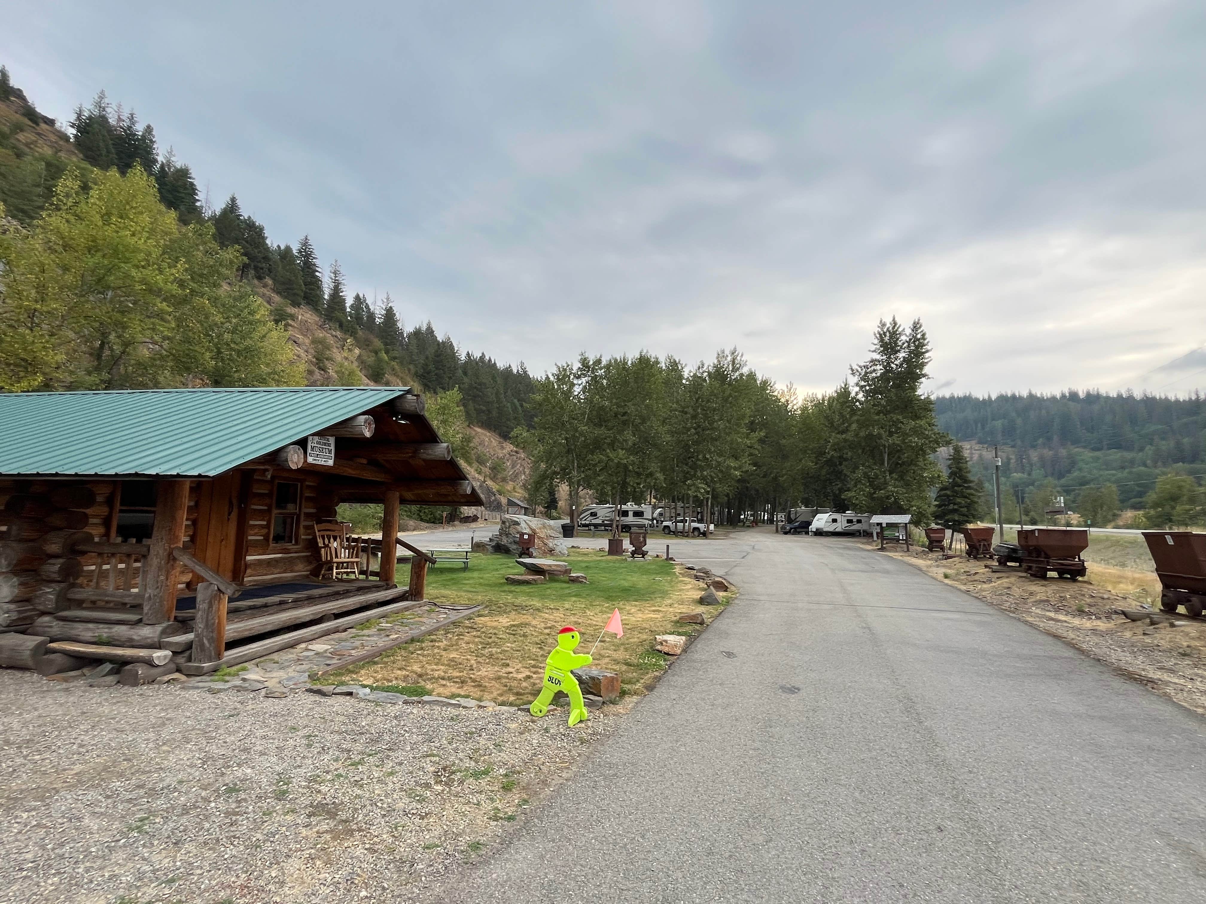 andrew's photo of glamping accommodations at Crystal Gold Mine near Plummer, ID