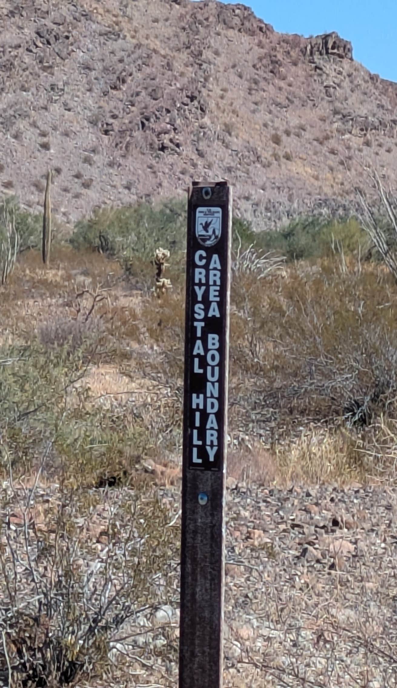 Camper submitted image from Kofa National Wildlife Refuge - Crystal Hill Free Campsites - 1