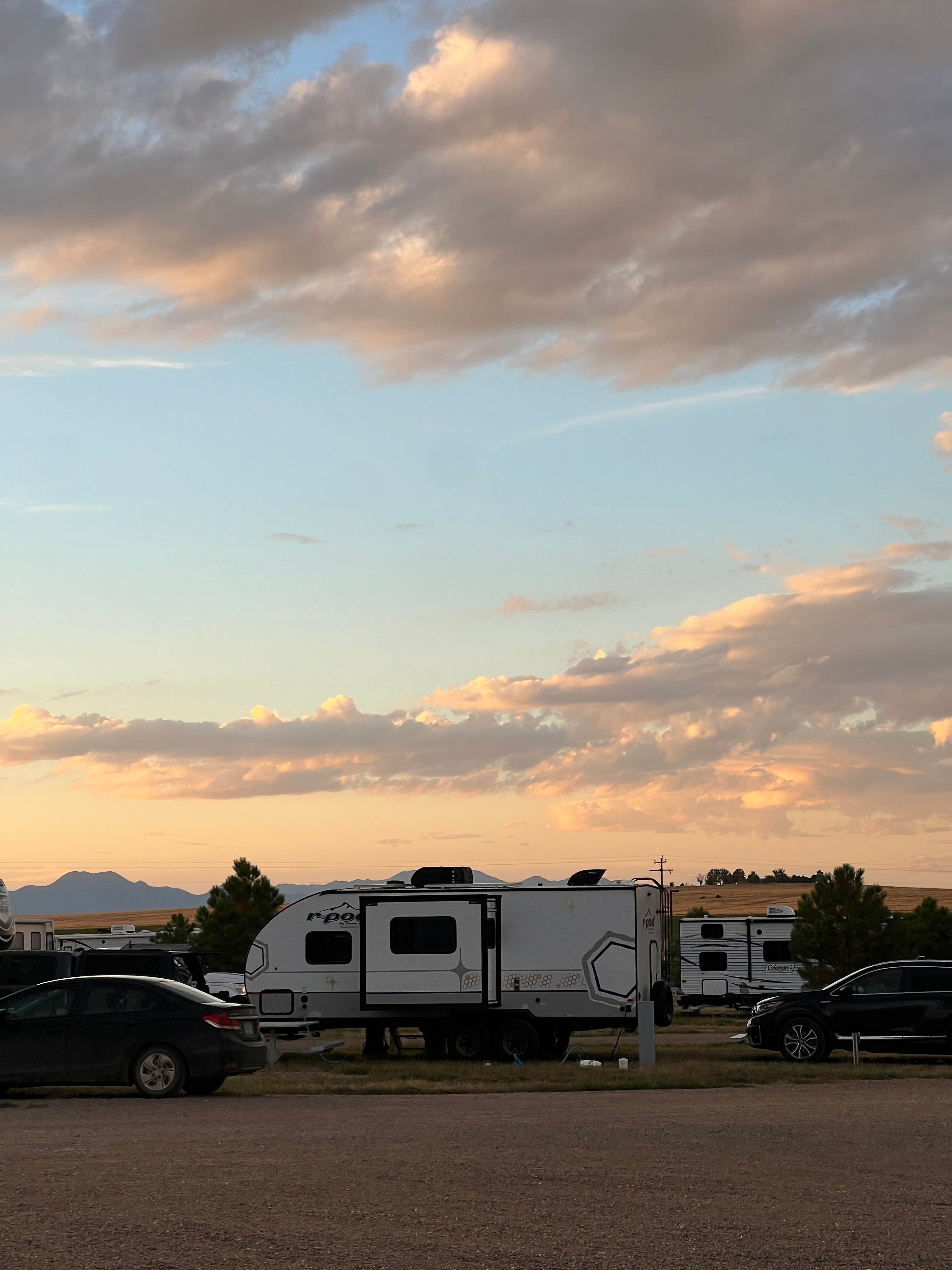 Jessica P.'s photo of rv camping at Cuervo Mountain RV Park and Horse Hotel near San Antonio, NM