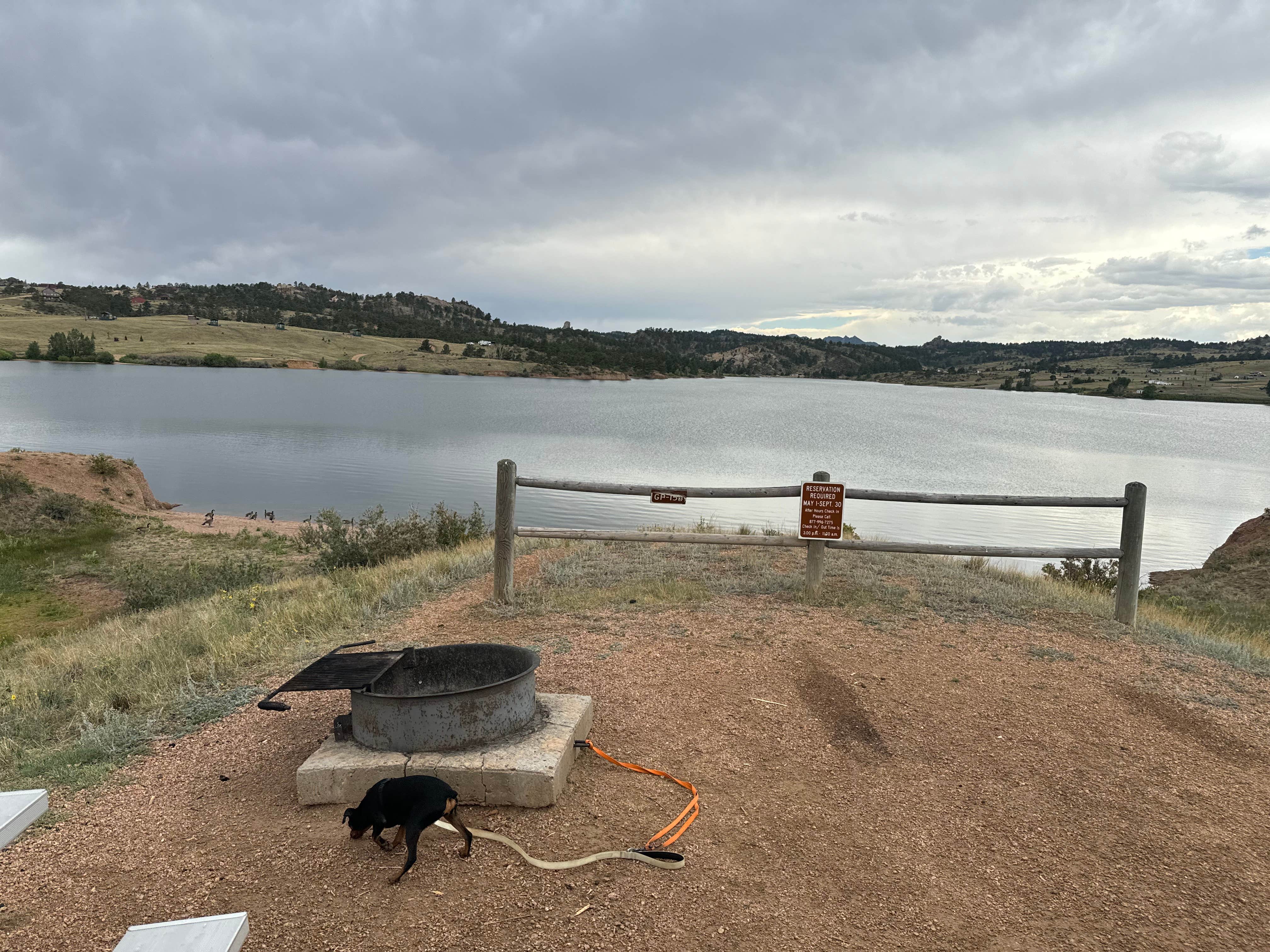 john F.'s photo of camping with pets at Curt Gowdy State Park Campground near Laramie, WY