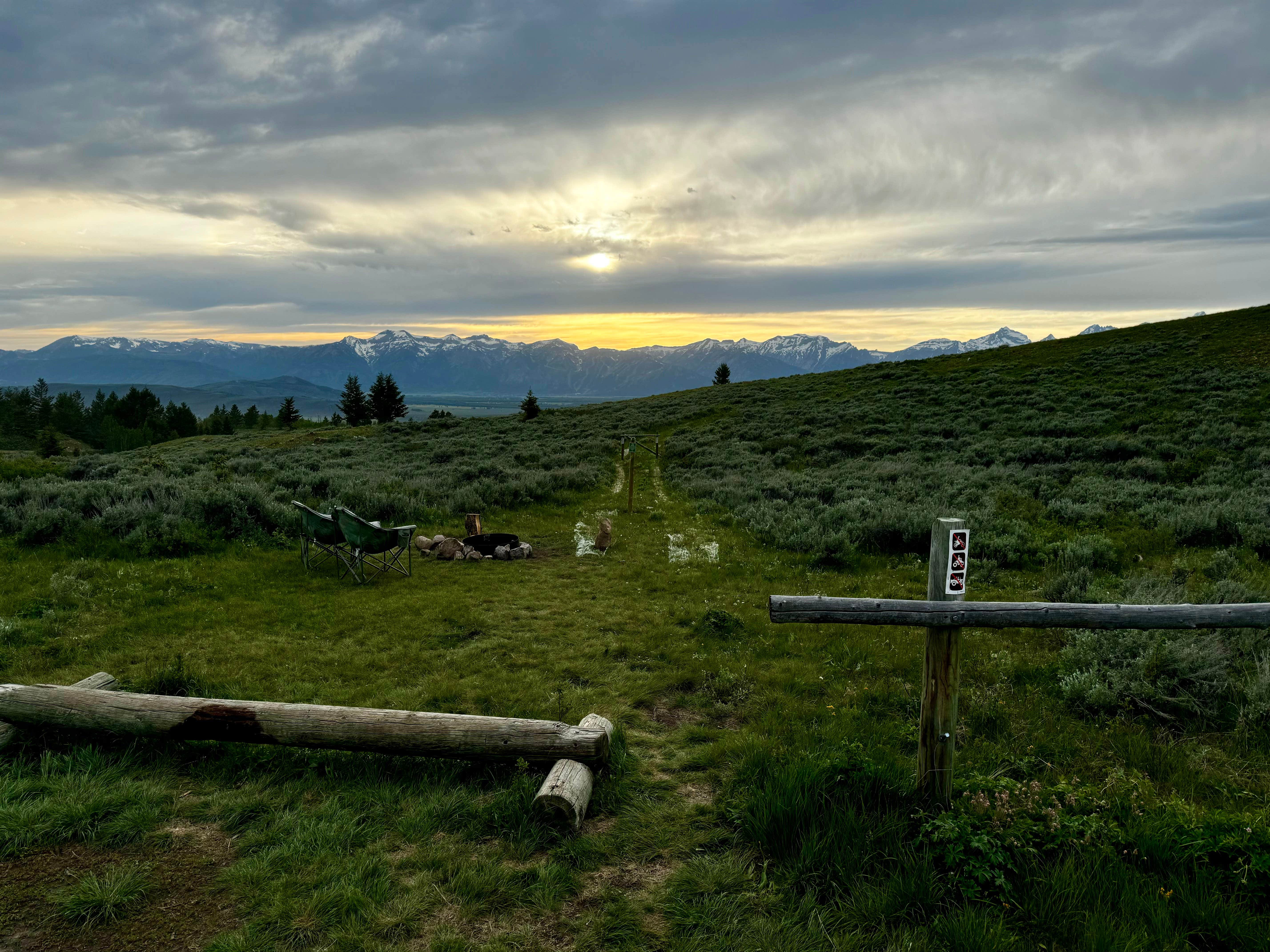 Taylor S.'s photo of a dispersed camping area at Curtis Canyon Dispersed Camping near Teton Village, WY