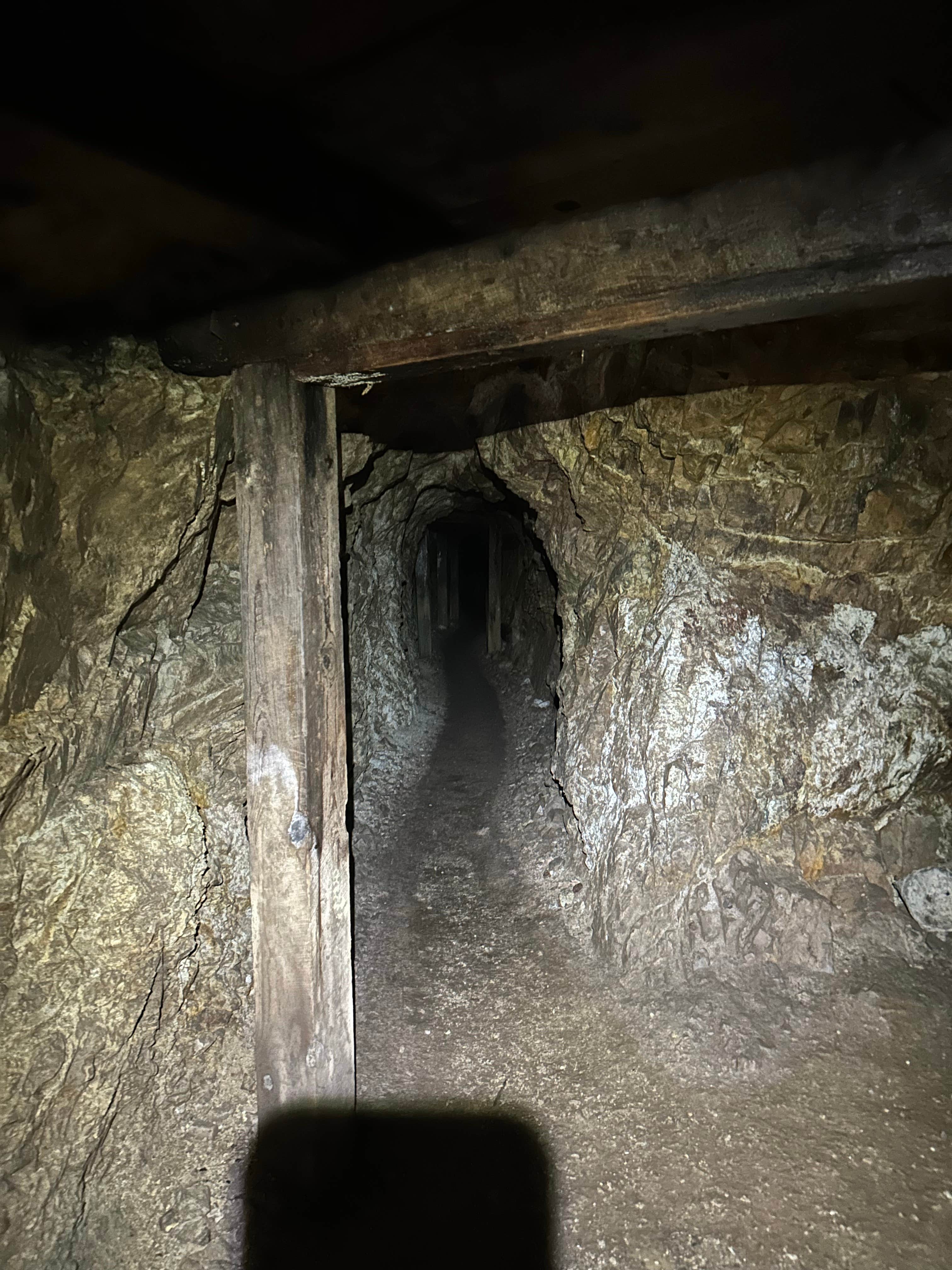Camping near Devils Wash Basin: Cyphers Mine, Ute Park, New Mexico