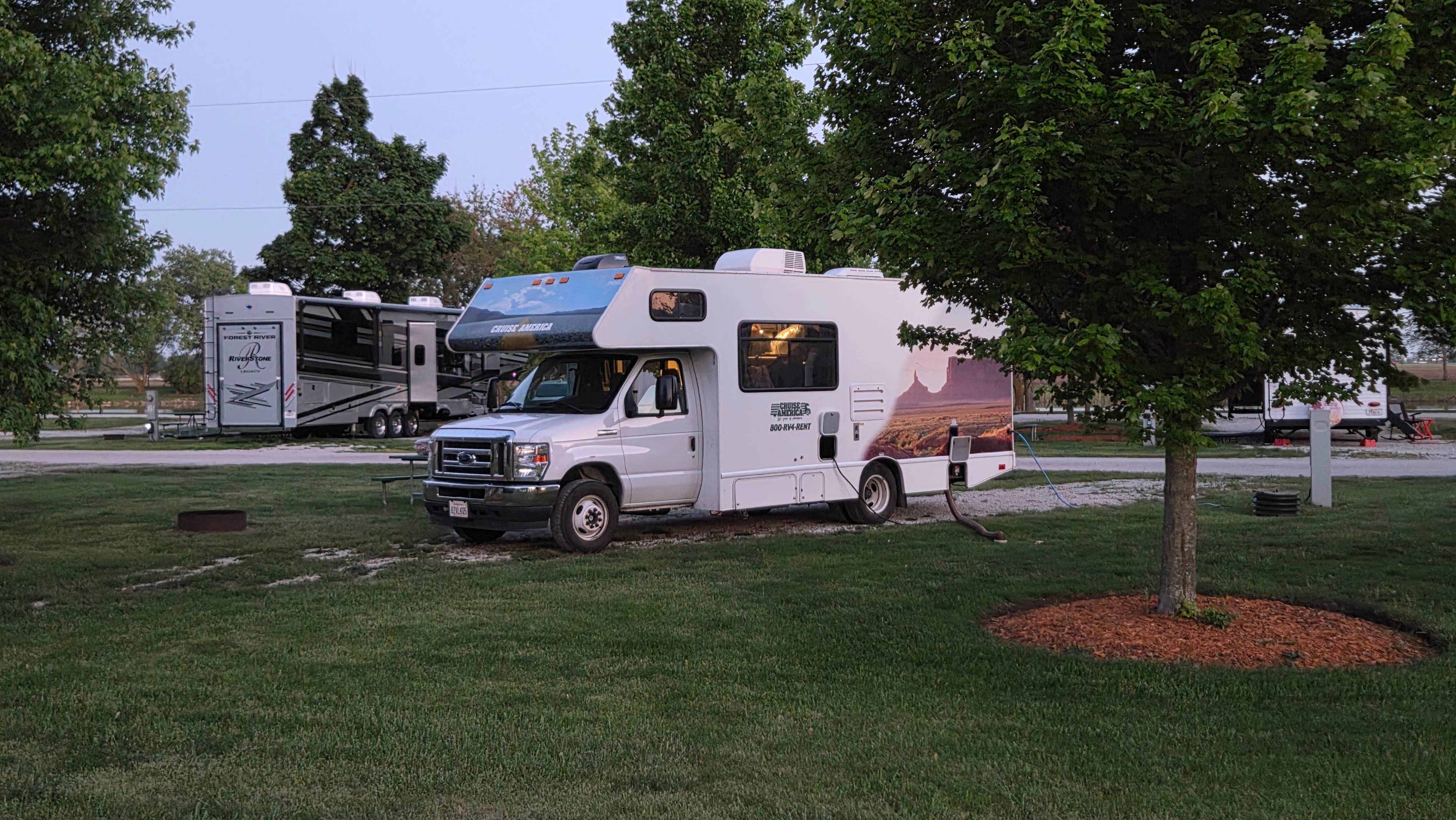 Luna L.'s photo of rv camping at D & W Lake RV Park near Monticello, IL