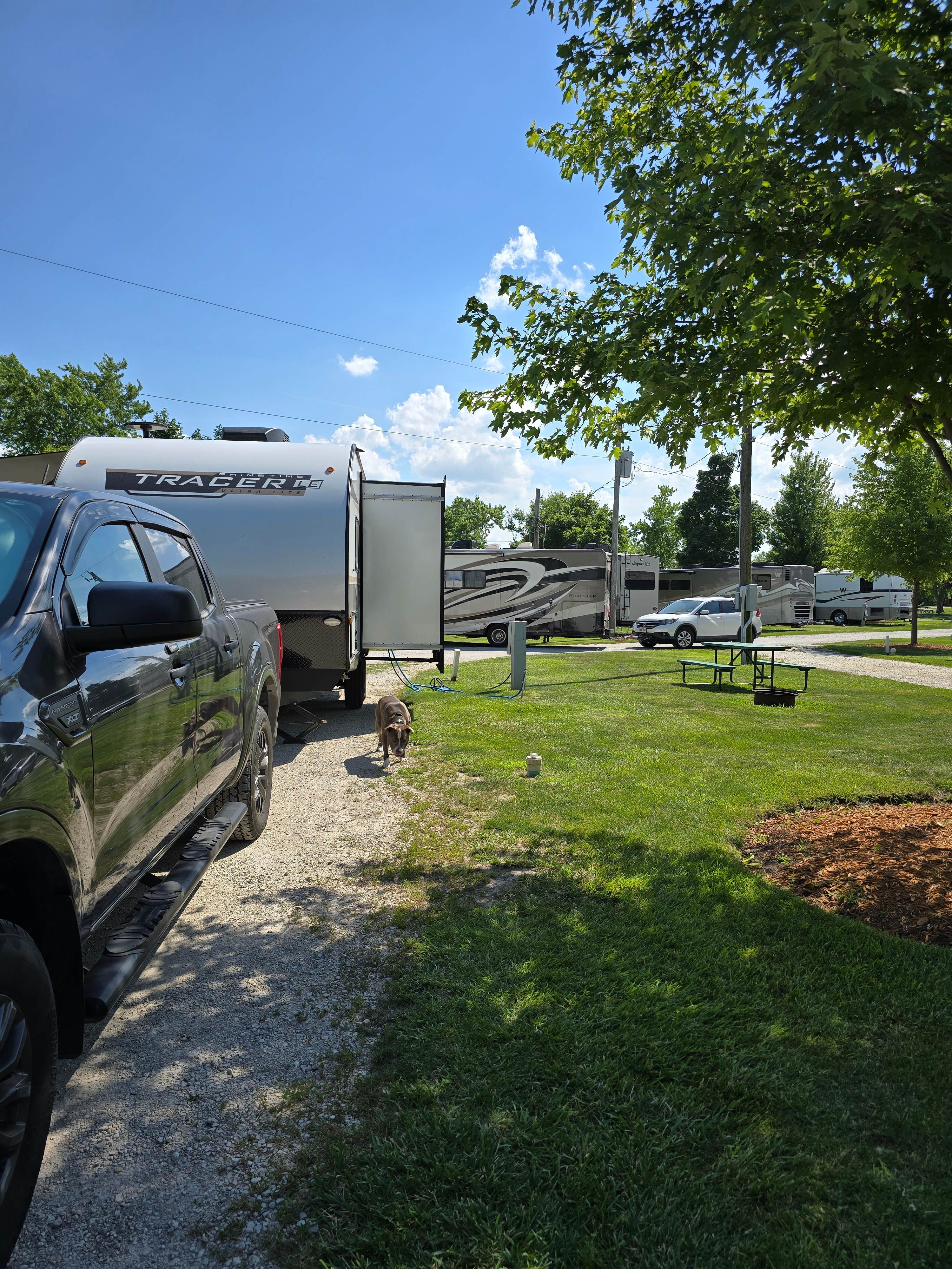 Ricky L.'s photo of rv camping at D & W Lake RV Park near Charleston, IL