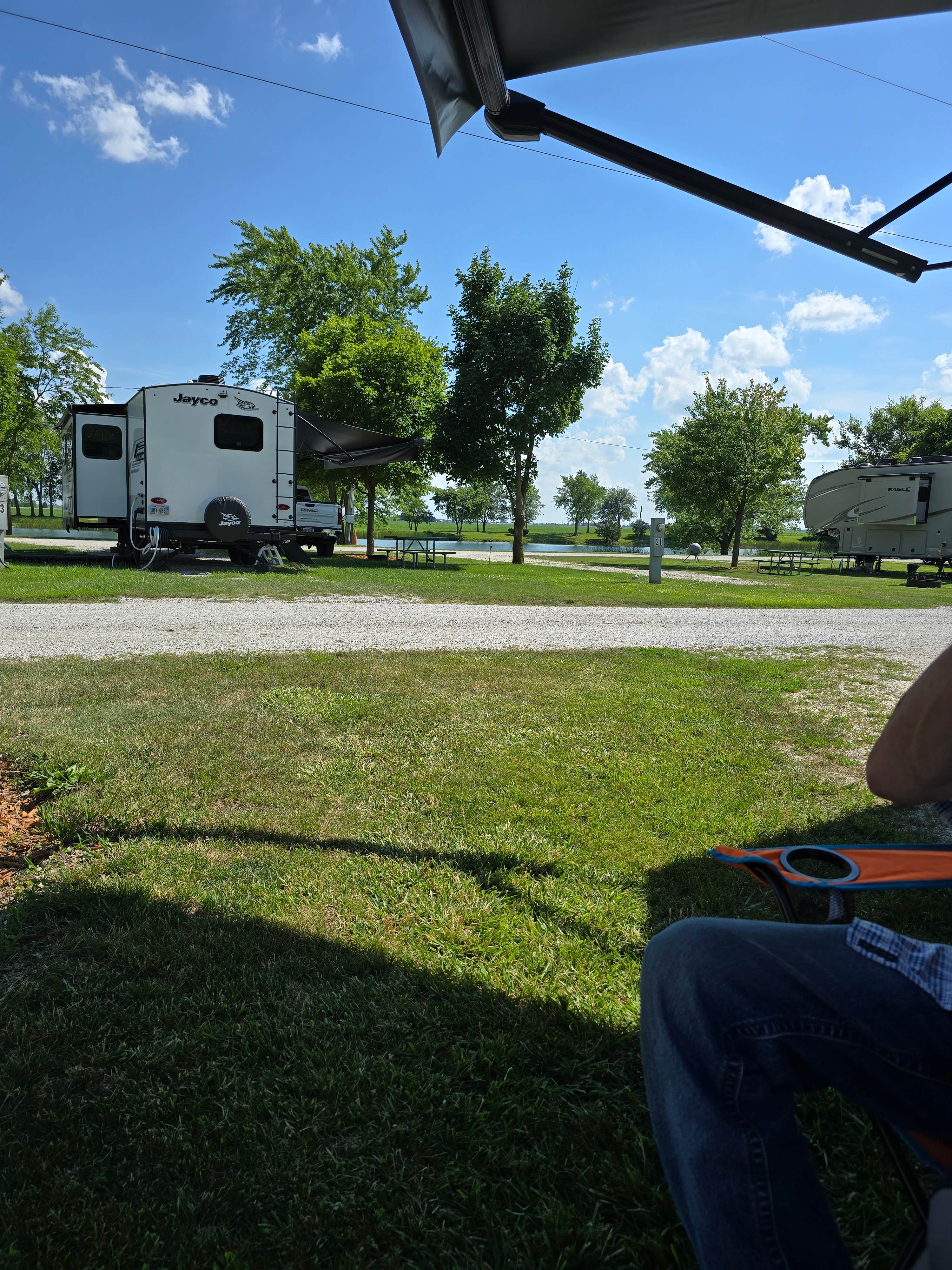 Camper-submitted photo at D & W Lake RV Park near Monticello, IL