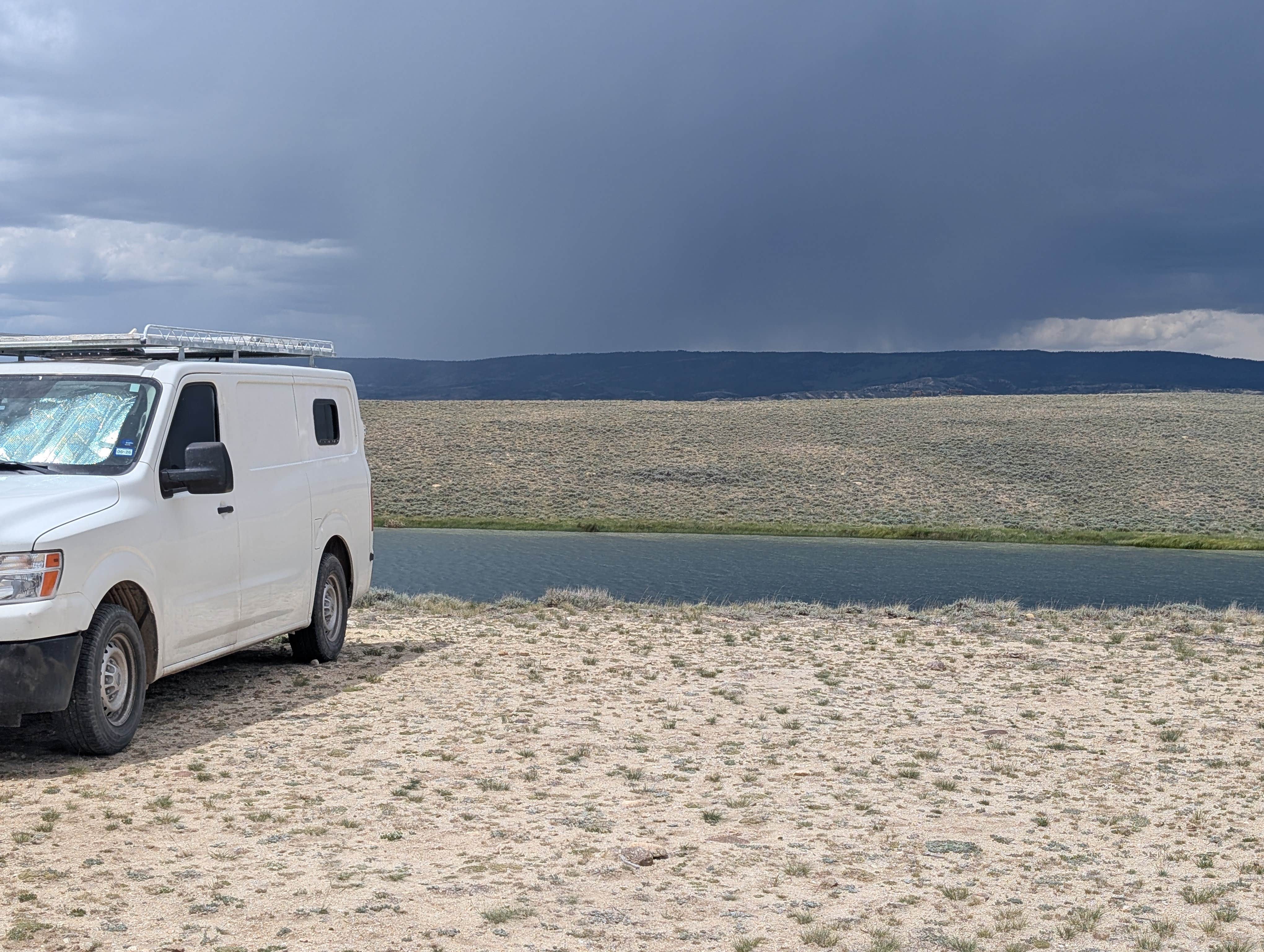 Camper-submitted photo at Dam Camp near Jeffrey City, WY