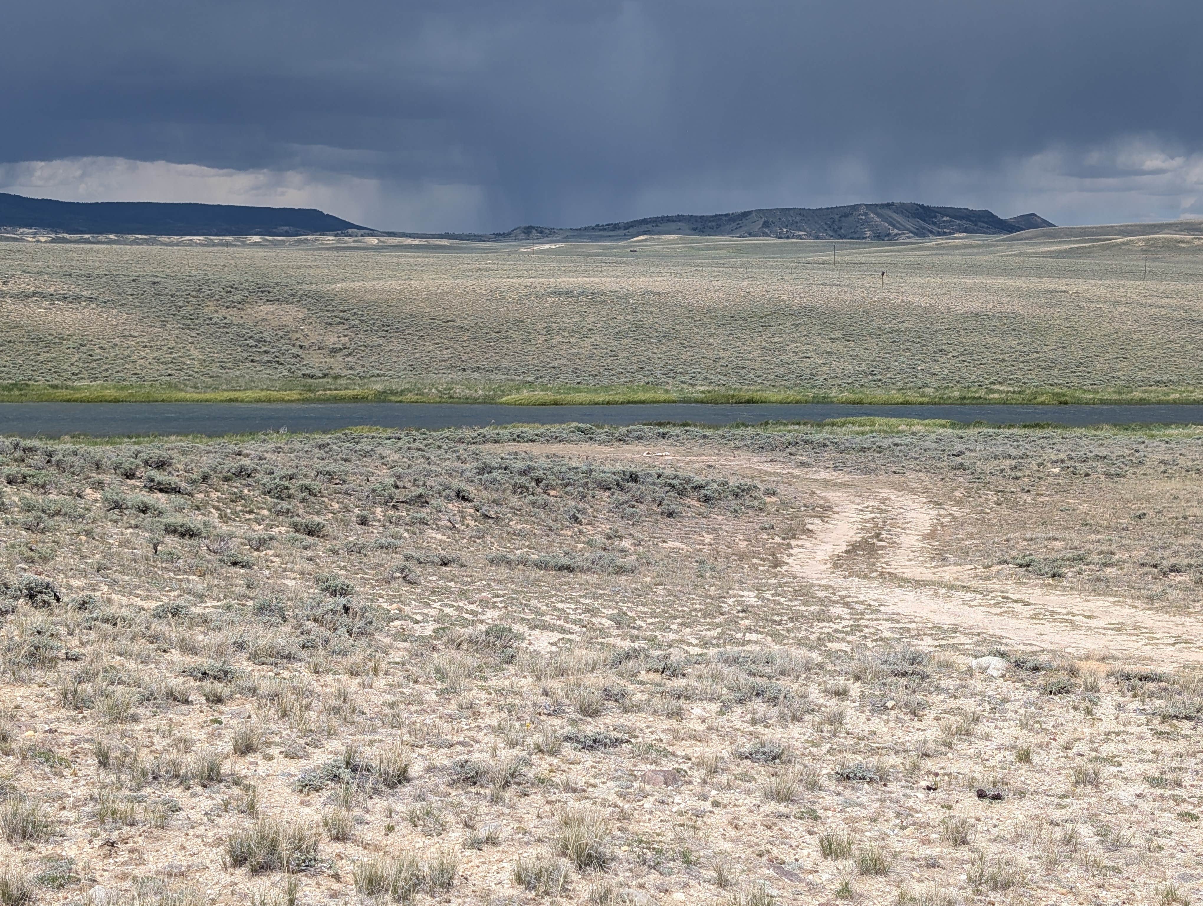 Camper-submitted photo at Dam Camp near Jeffrey City, WY