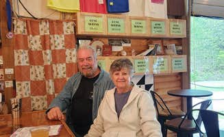 Bruce&Linda A.'s photo of camping with pets at Damascus Brewery near Troutdale, VA