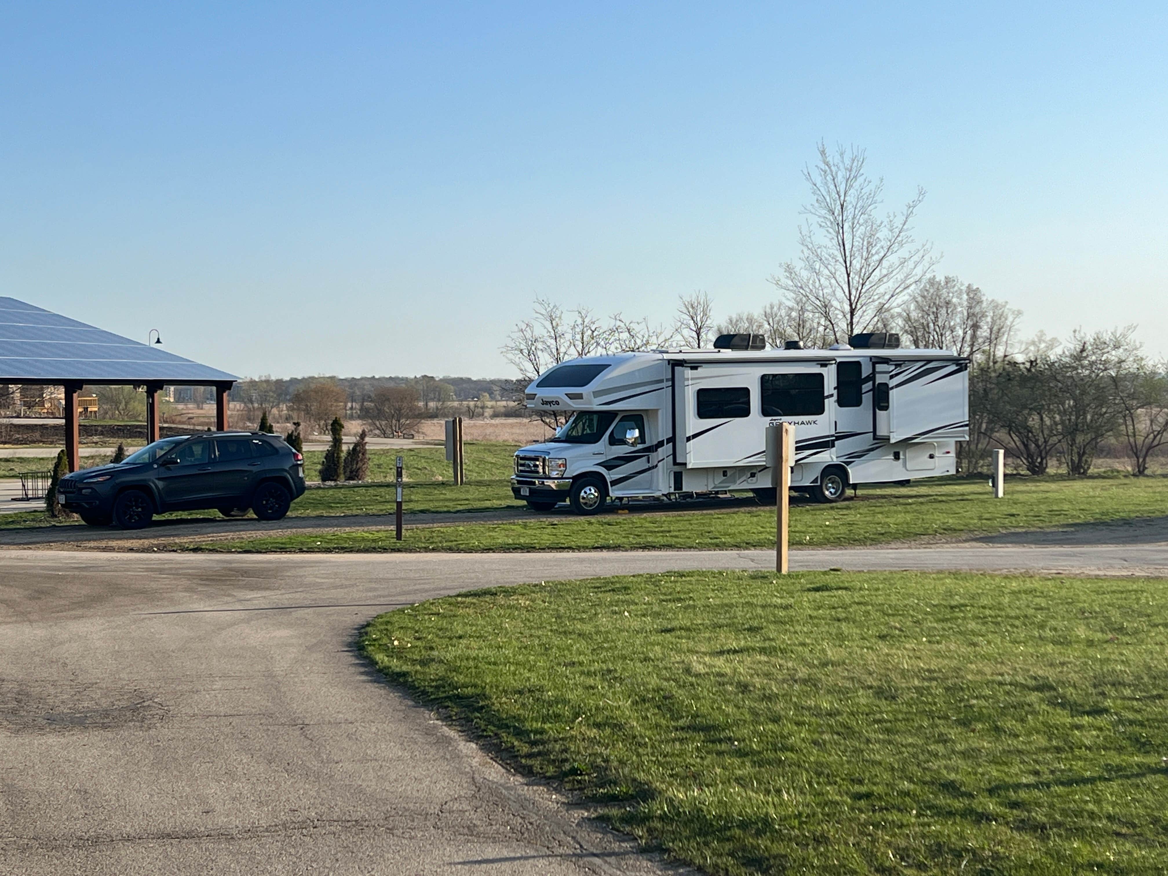Michael R.'s photo of rv camping at William G. Lunney Lake Farm Campground (Dane County Park) near Edgerton, WI