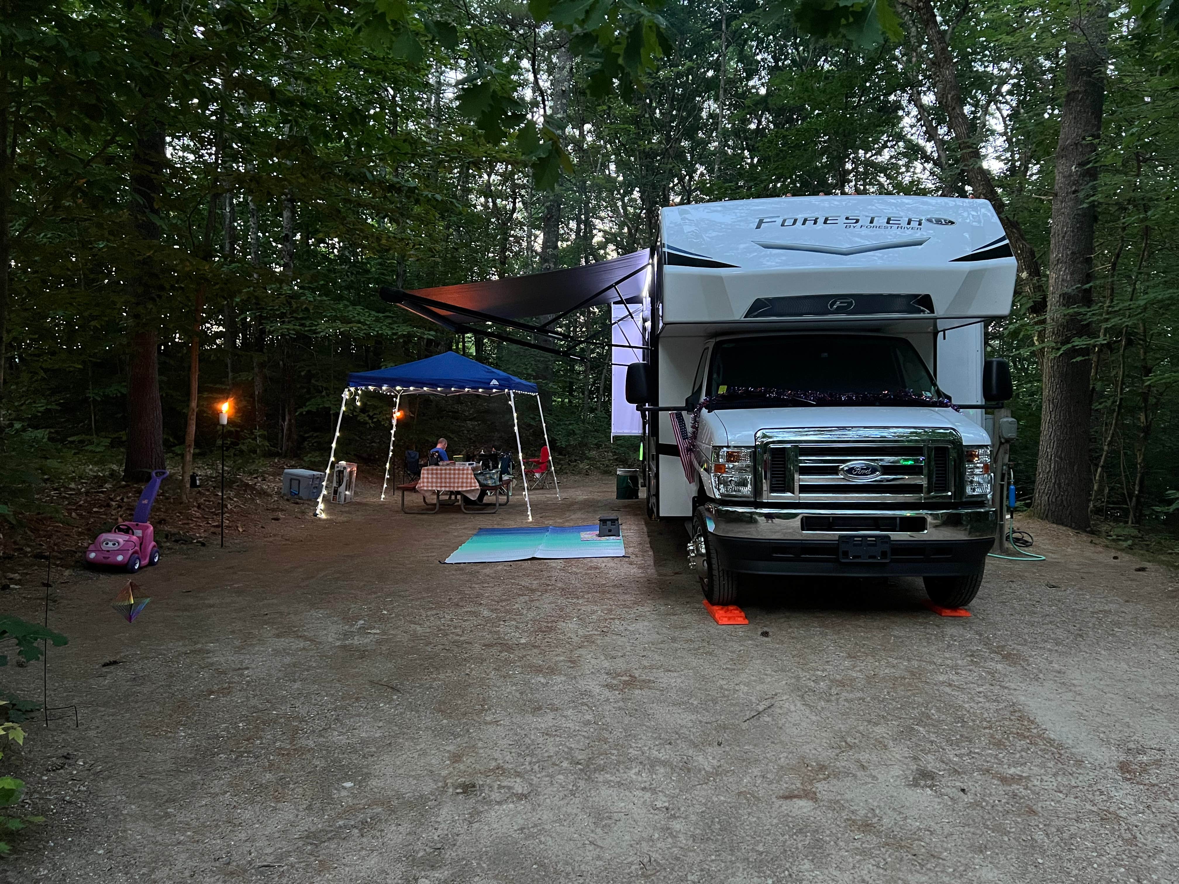 Lisa H.'s photo of rv camping at Danforth Bay Camping & RV Resort near Wonalancet, NH