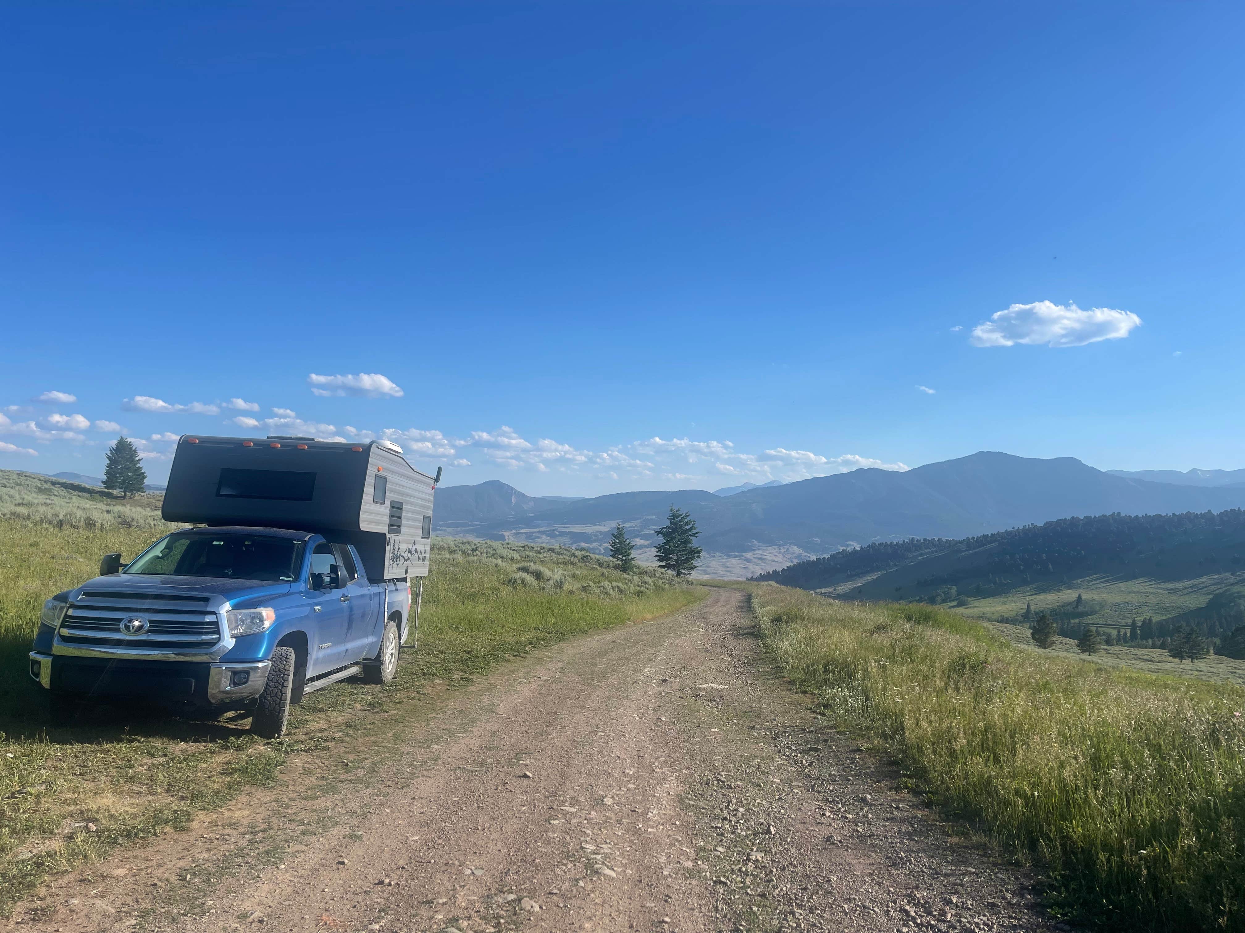 Camping near 1Y7 Yellowstone N.P. Backcountry campsite — Yellowstone National Park: Davis Creek Camp on Road 3243, Gardiner, Montana