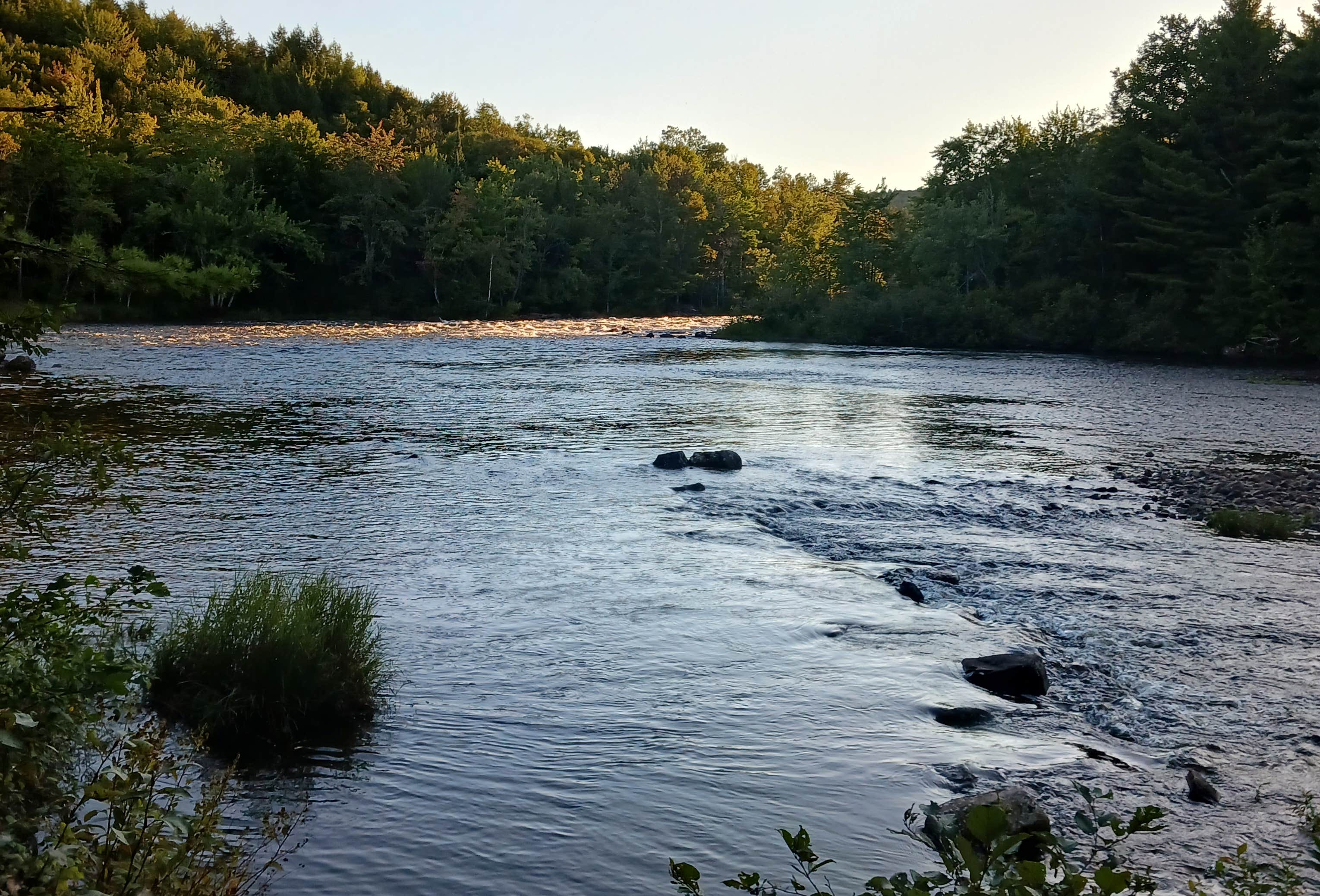 Dad Raver Dead River Access on Long Falls Dam Road Camping | Caratunk, Maine