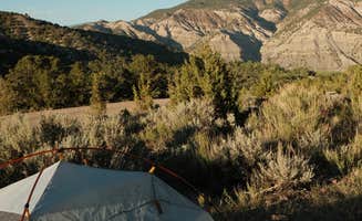 Ashlyn H.'s photo of a dispersed camping area at Deep Creek Trailhead Camp near Eagle, CO