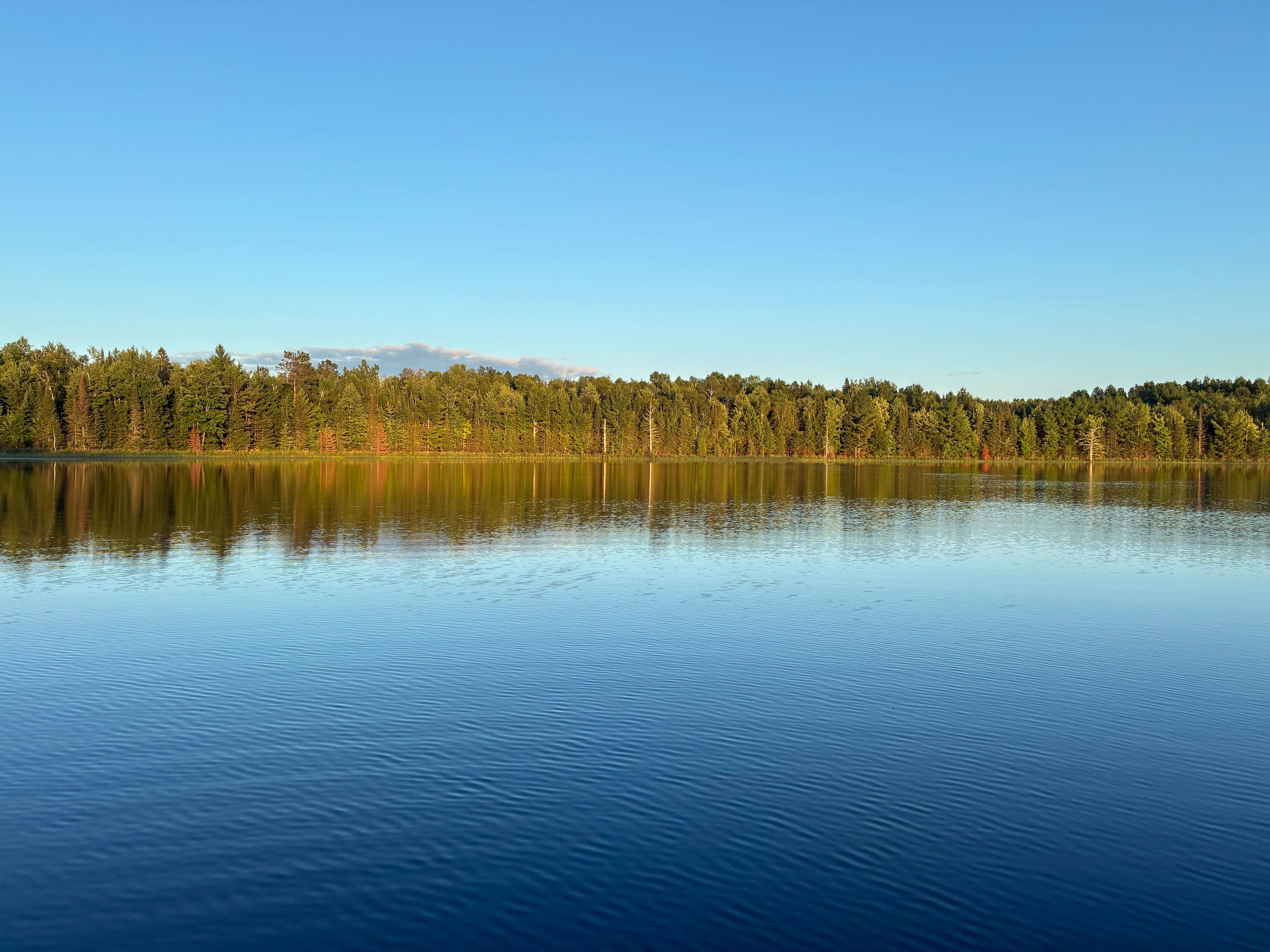 Camper-submitted photo at Deer Lake near Pembine, WI