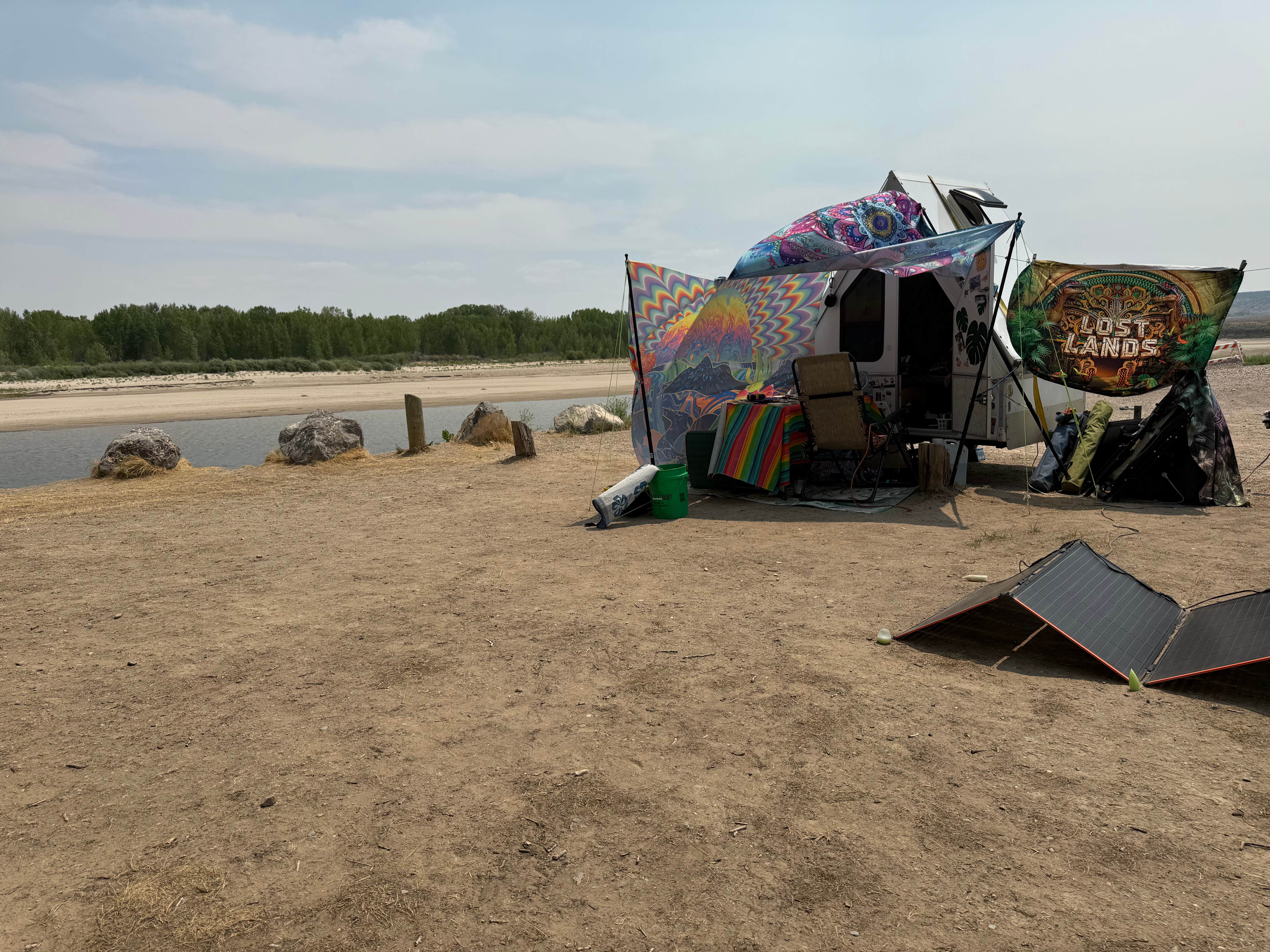 Charley's photo at Deerlodge Park Campground — Dinosaur National Monument near Dinosaur, CO
