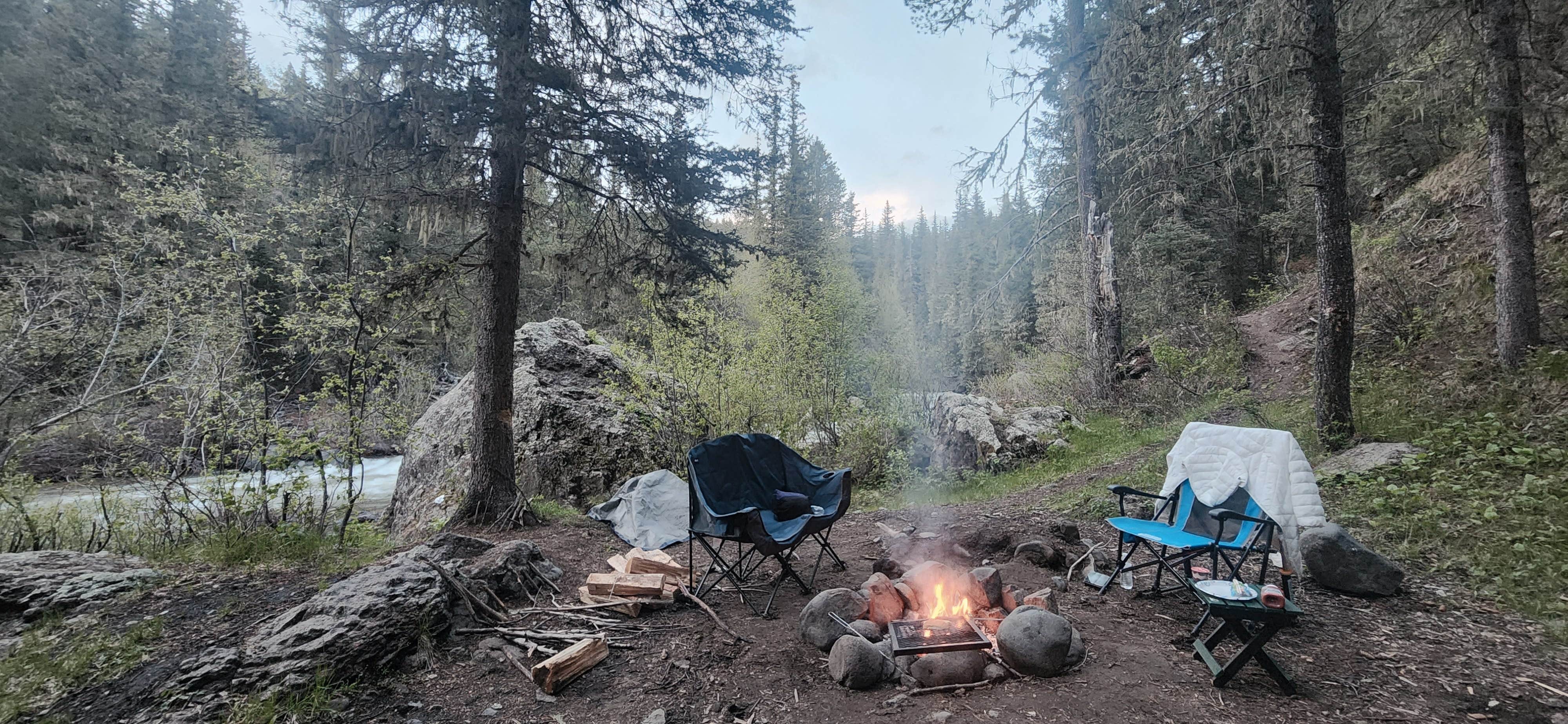 Alicia O.'s photo of a dispersed camping area at Del Norte Dispersed Camping near Pagosa Springs, CO