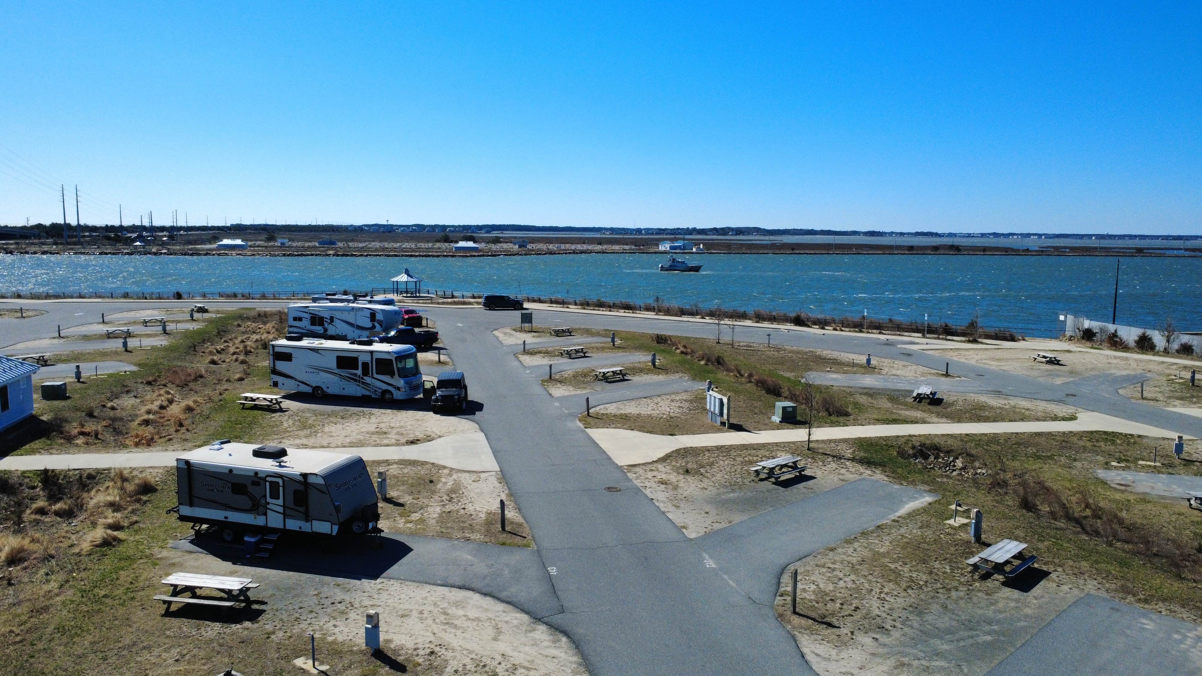 Joe R.'s photo of rv camping at Delaware Seashore State Park Campground near Delmar, DE