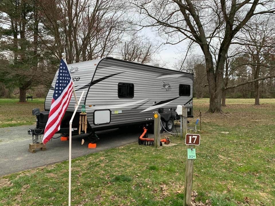 Laure D.'s photo of rv camping at Lums Pond State Park Campground near Havre de Grace, MD