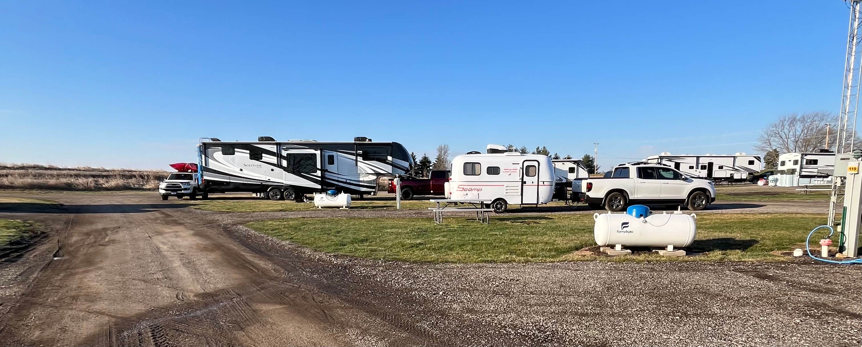 Renee H.'s photo of rv camping at Des Moines West KOA Holiday near West Des Moines, IA