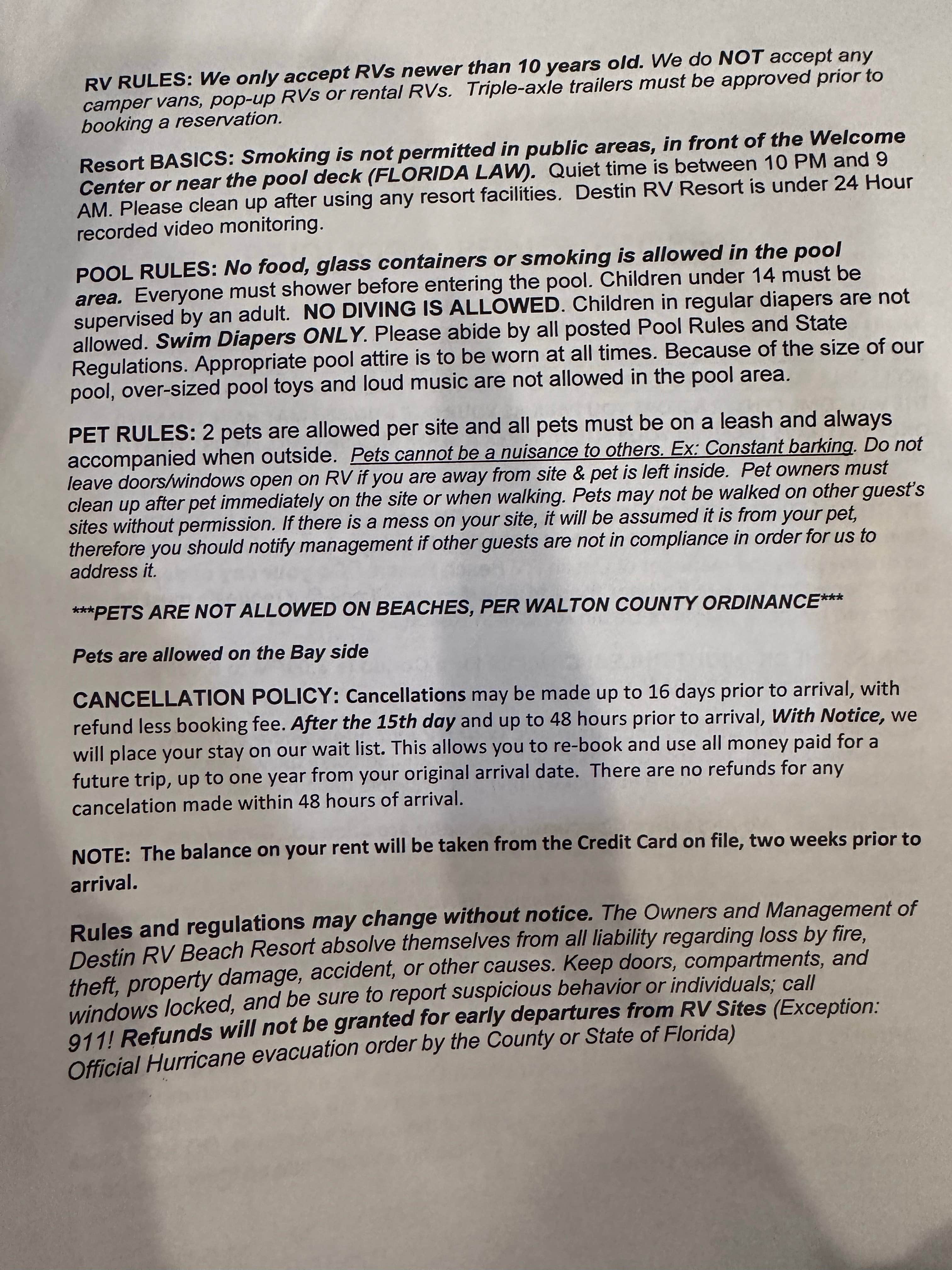 Camper-submitted photo at Destin RV Beach Resort near Niceville, FL