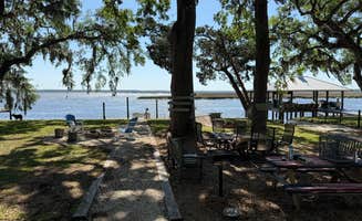 Clayton & Connye O.'s photo of camping with pets at Destination Sunset Campsite and Fish Camp near Jacksonville, FL