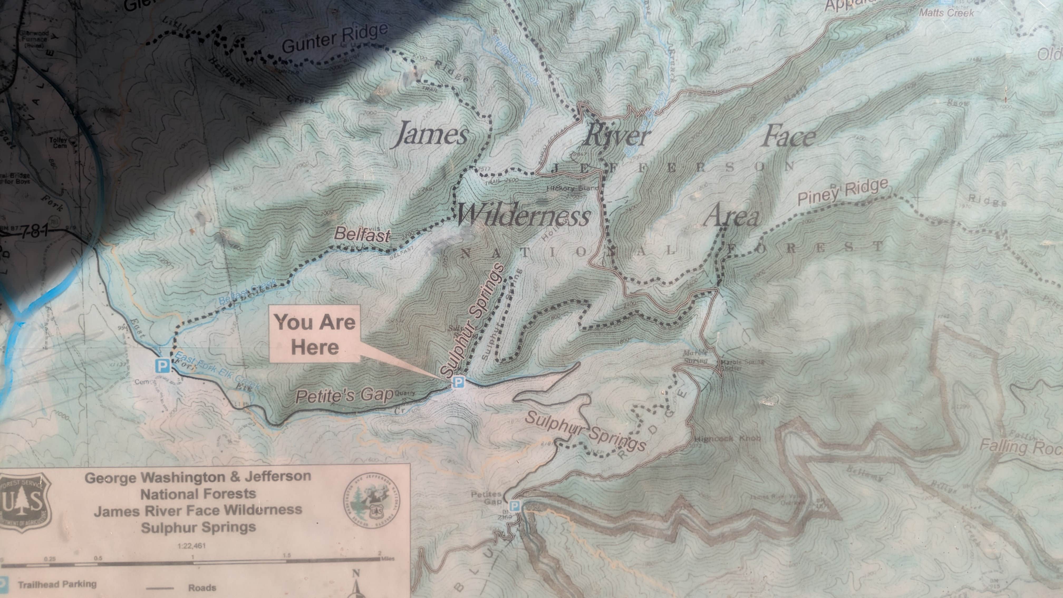 Camper-submitted photo at Devil's Marbleyard near Buchanan, VA