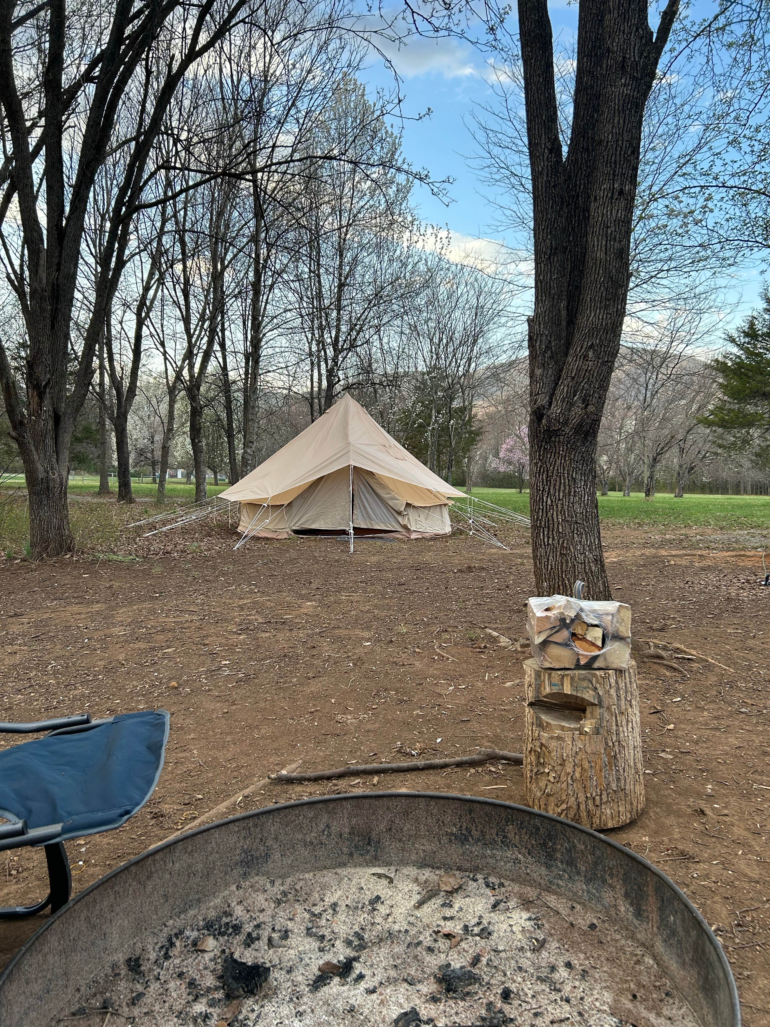 Kim G.'s photo at Devils Backbone Camp near Lovingston, VA