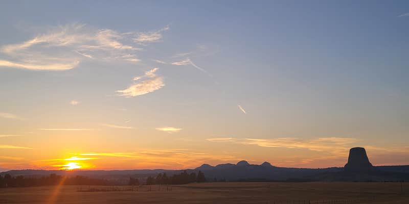 Camper submitted image from Devils Tower Tipi Camping