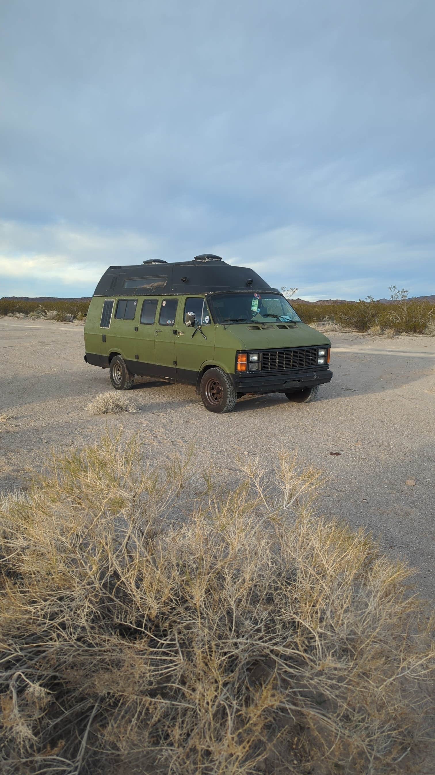 malcolm F.'s photo of rv camping at Dirt road pull off near Caliente, NV