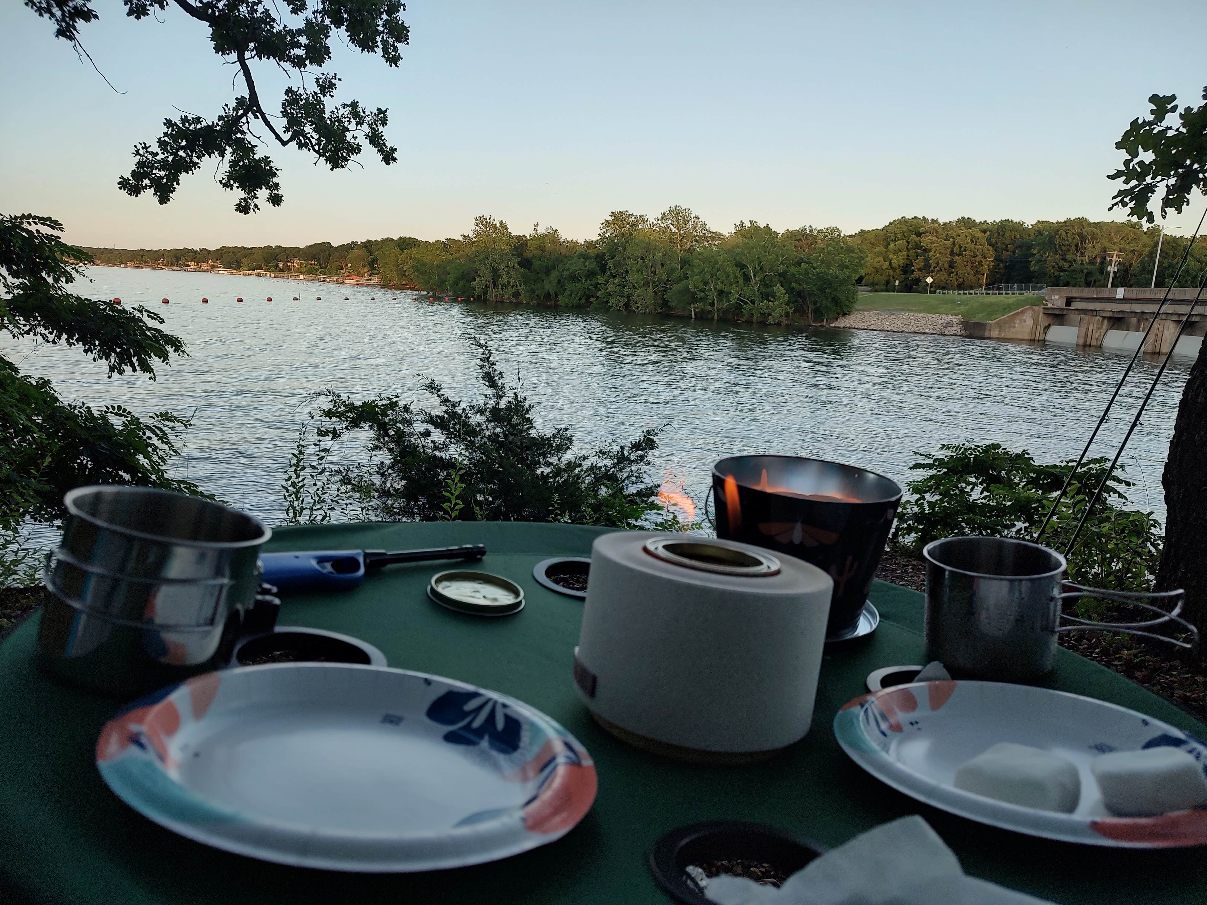 Camper-submitted photo at Little Blue Area — Grand Lake State Park near Disney, OK