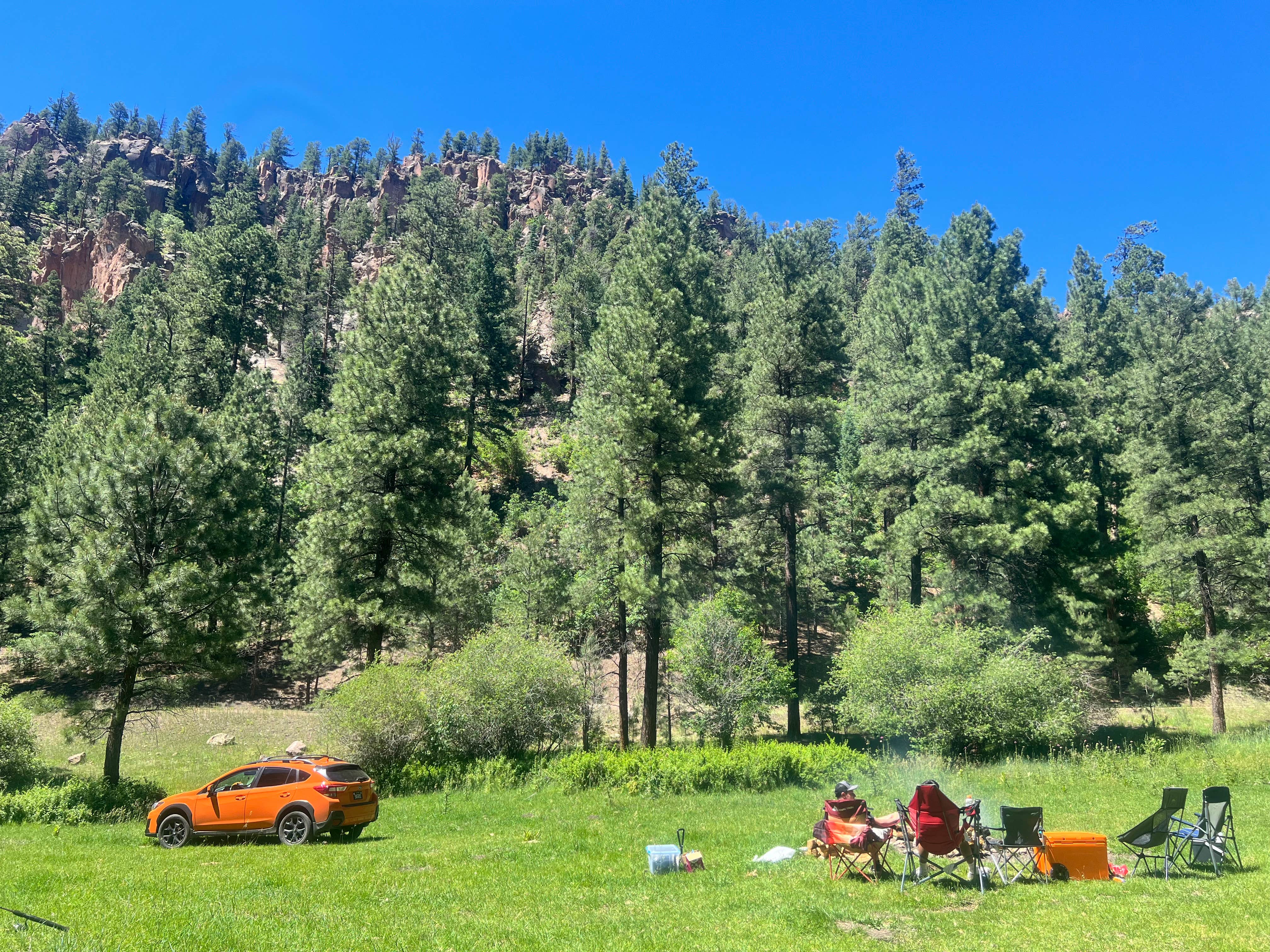Josh K.'s photo of a dispersed camping area at Road 378, Fenton Lake - Dispersed near Abiquiu Lake