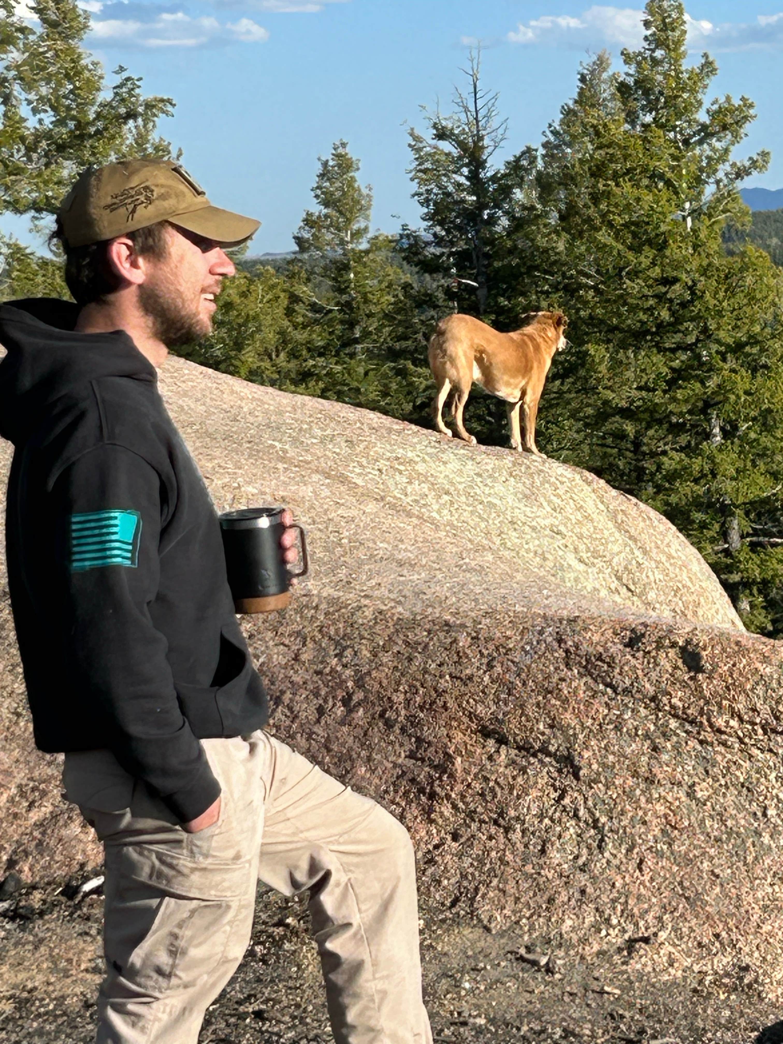 Sabrina G.'s photo of camping with pets at Rampart Range Dispersed Site near Colorado Springs, CO