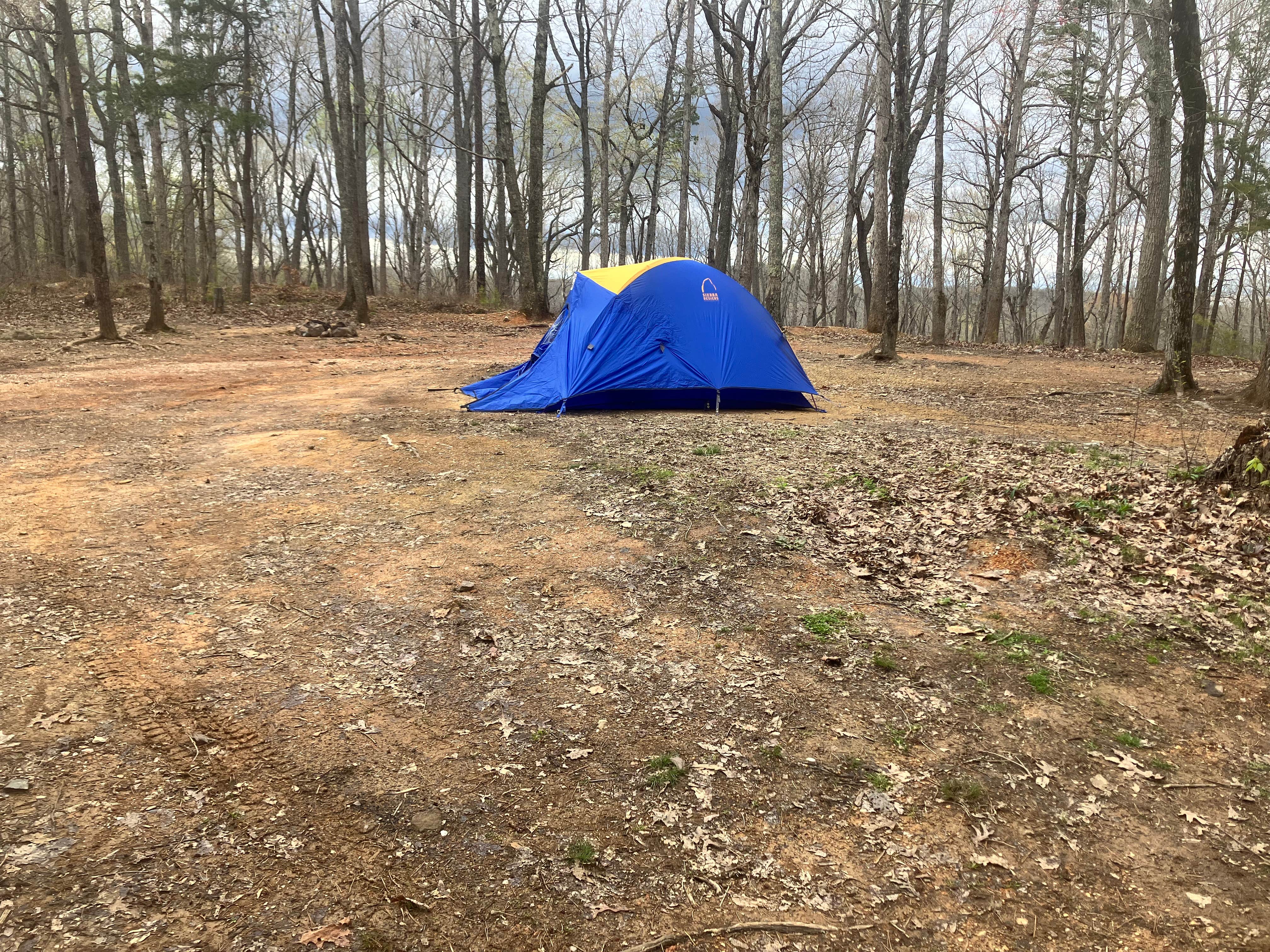 Dispersed Camping off Falls Dam Trail Badin NC