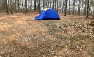 Camping near Arrowhead Campground: Dispersed Camping off Falls Dam Trail, Badin, North Carolina