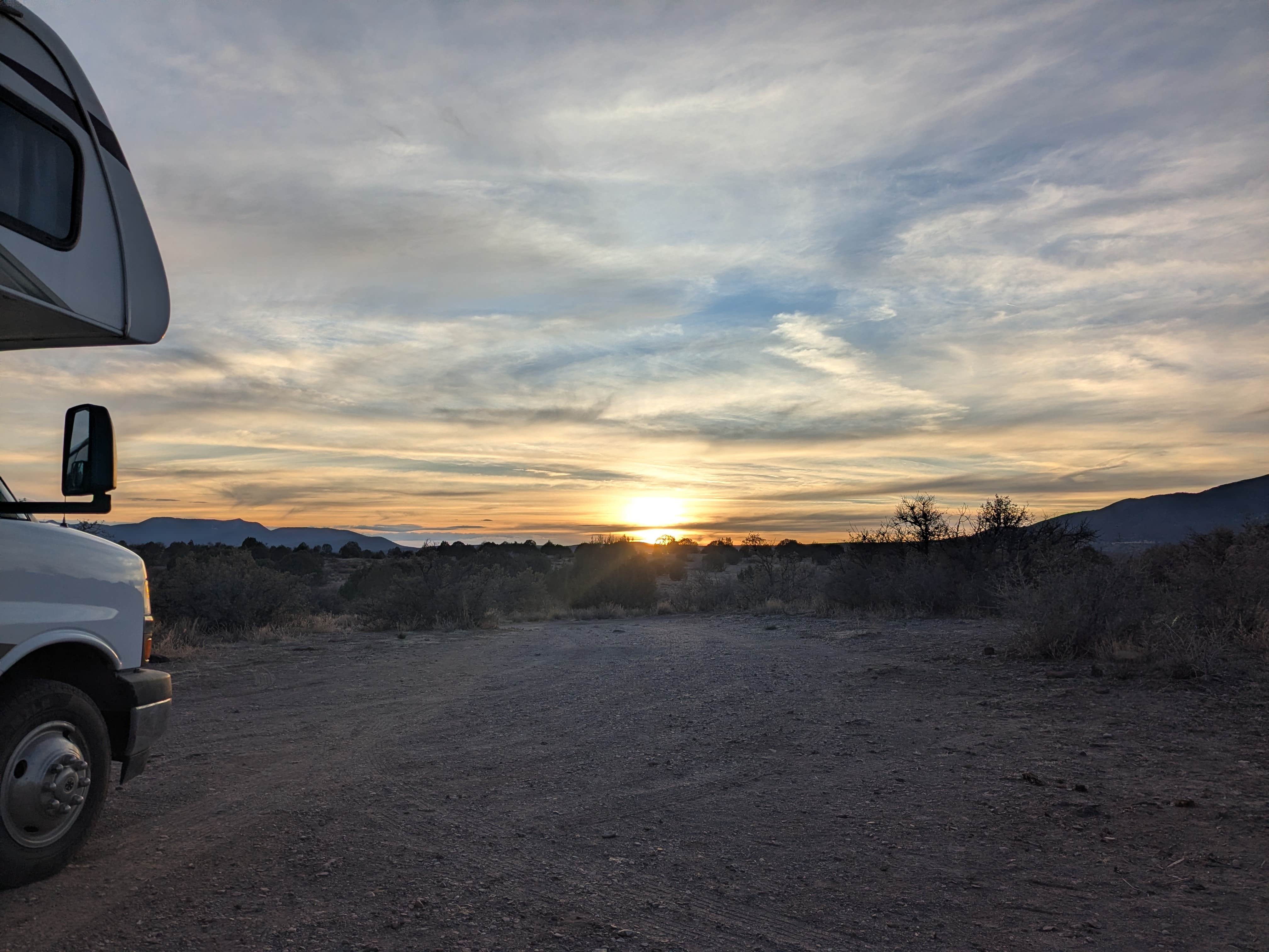 Peter Z.'s photo of a dispersed camping area at Dispersed Camping near Cosmic CG near Gila National Forest