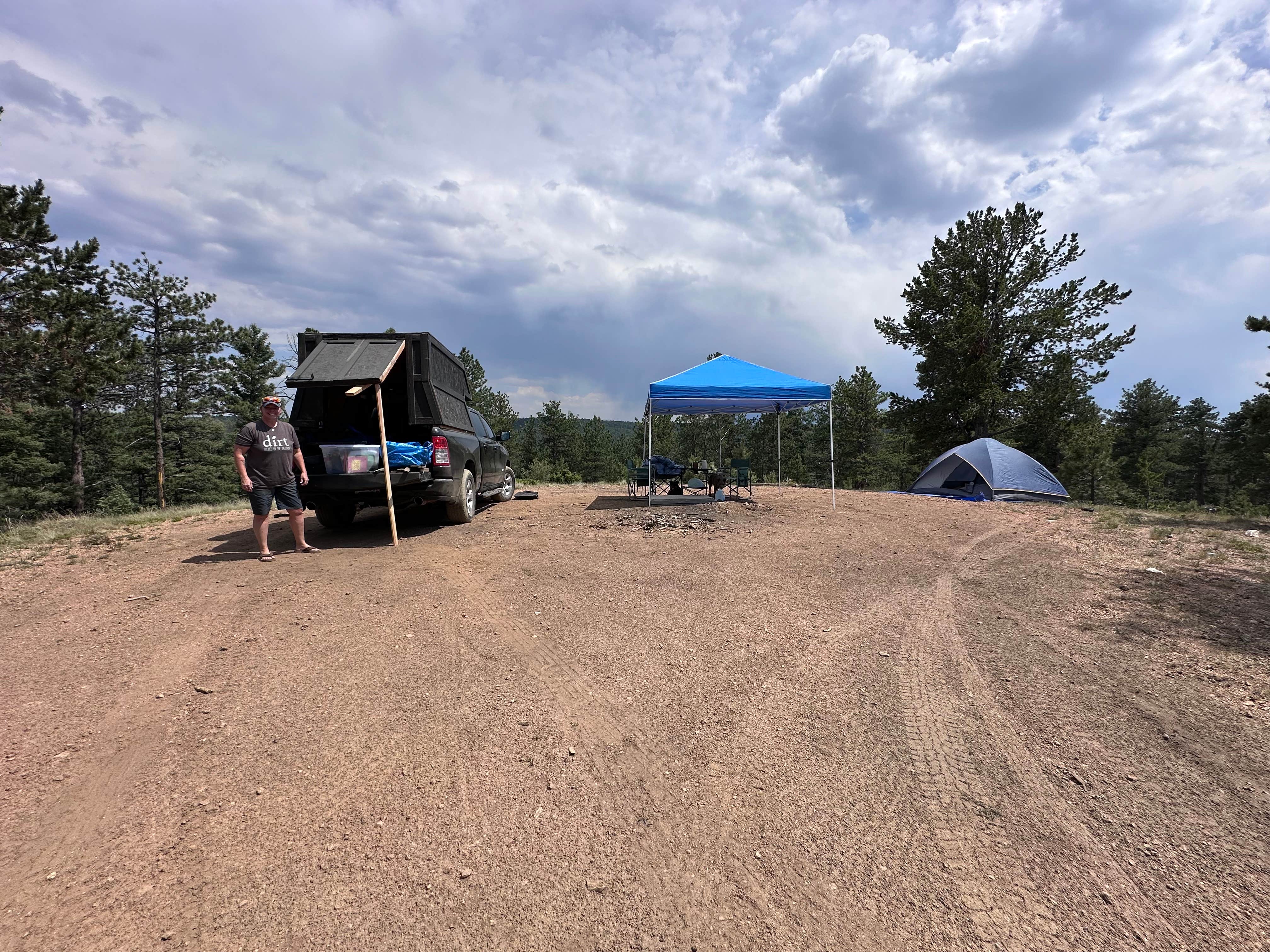 Camper submitted image from Dispersed Camping - Pike National Forest Divide - 1