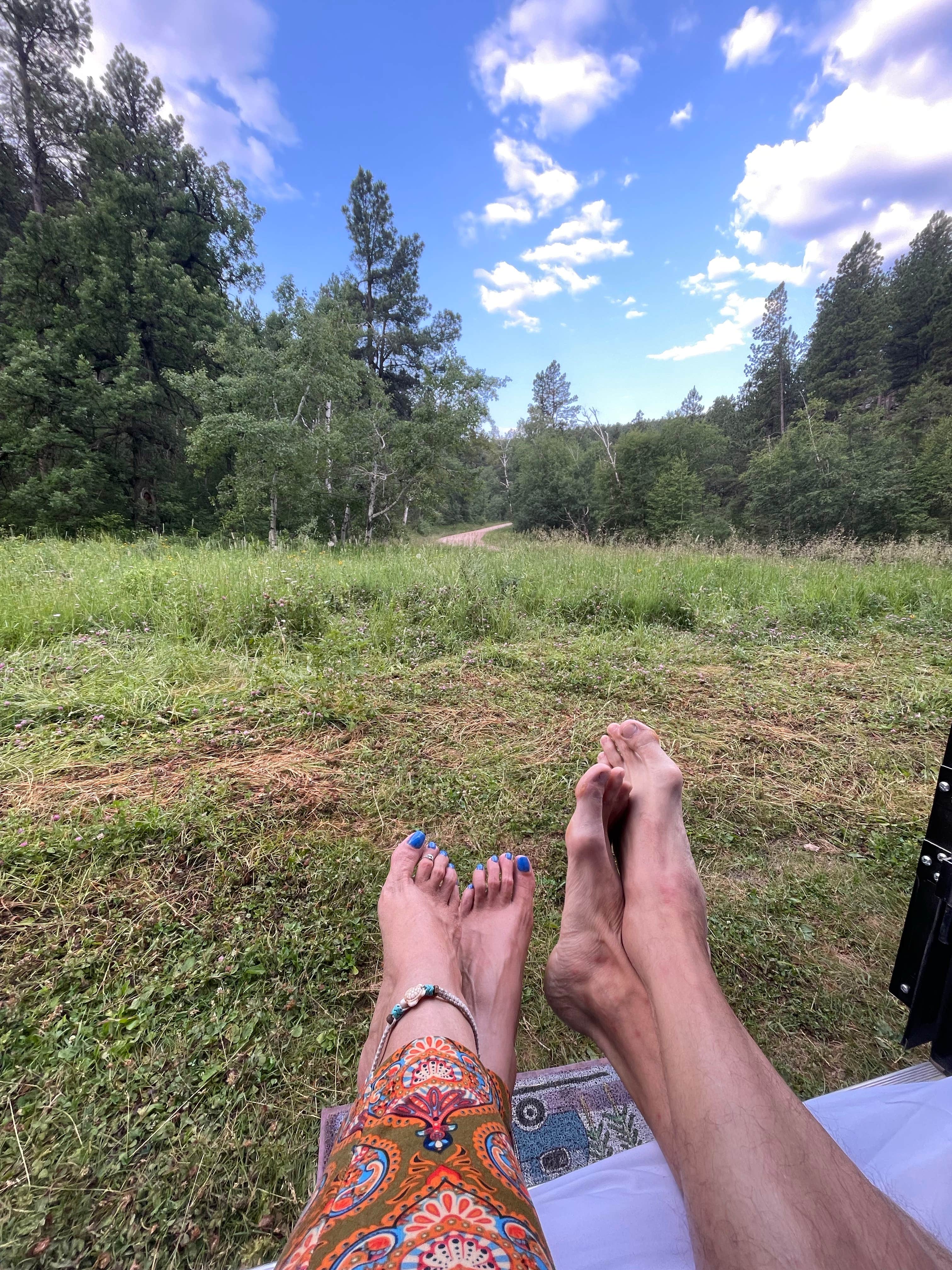 Angie A.'s photo of a dispersed camping area at Dispersed Camping near Calumet Road near Deadwood, SD
