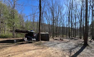 Camping near Spy Rock: Dispersed Camping Site off FR 812, Glasgow, Virginia