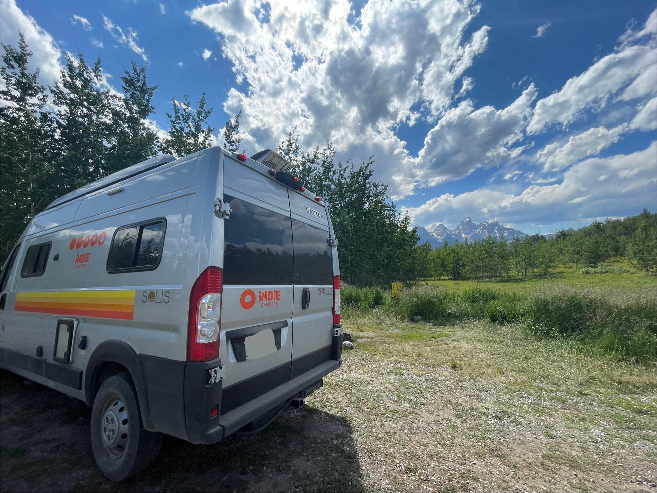 Sharon H.'s photo of rv camping at Forest Rd 30340B Dispersed Site near Grand Teton National Park